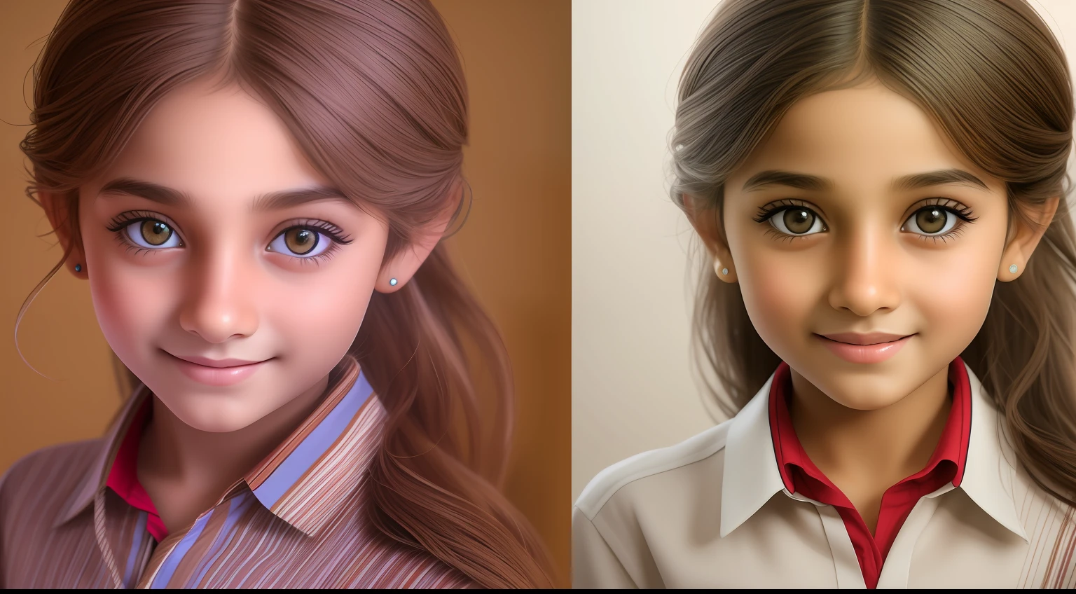 "Generate a hyper-realistic image of a 10-year-old girl with authentic Pakistan features, set against a realistic background, showcasing the best quality and intricate details."