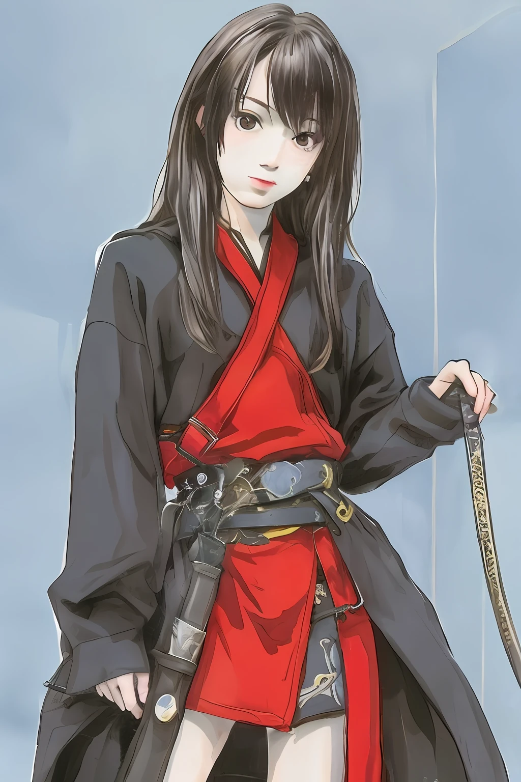 The Pixel assassin holds a dagger in his hand
