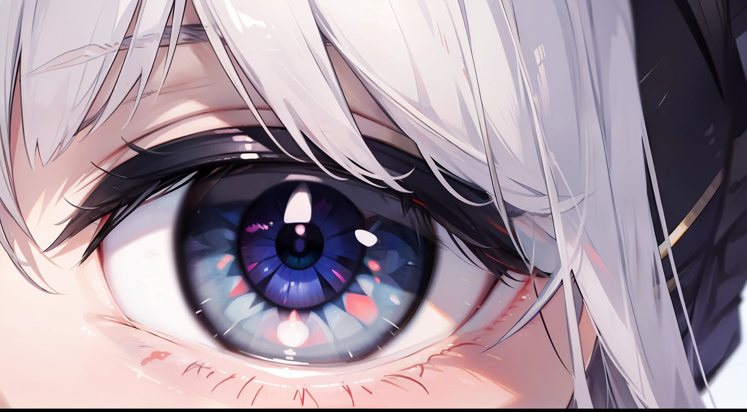 eye, eyelid, pupil, sclera, iris, eye detail, ultra detailed