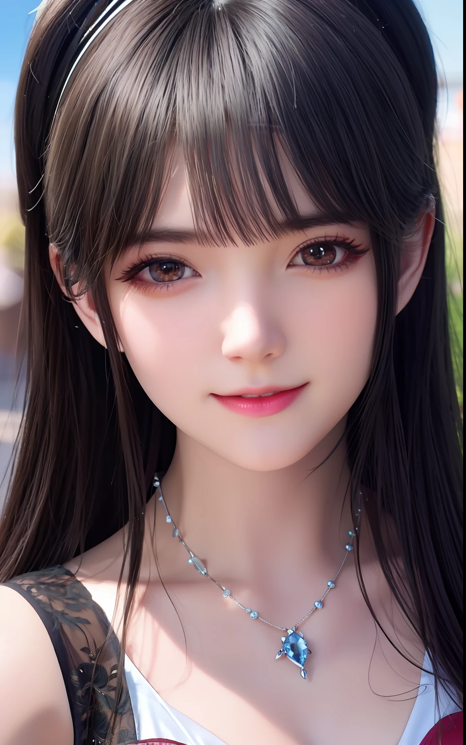ulzzang -6500-v1.1, (Photorealsitic:1.4), animesque、anime styled、ssmile、portraitures、Beautiful, Moist pink eyes like crystal clear glass、Beautiful detailed woman, extremely detailed eye and face, Beautiful detailed eyes, huge filesize, ultra-detailliert, hight resolution, ighly detailed, top-quality, masterpiece, illustratio, ighly detailed, nffsw, unification, 8k wallpaper, splendid, finely detail, masterpiece, top-quality, Highly detailed ticker uniform 8K wallpaper, Light on the Face、电影灯光、19-year-old girl