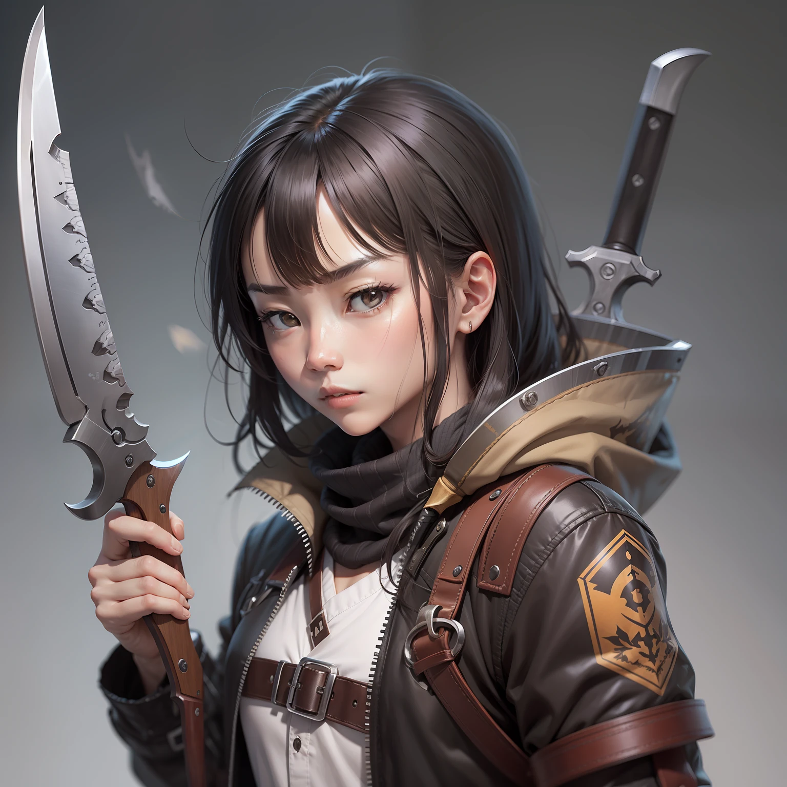 Weapon knives，No characters。