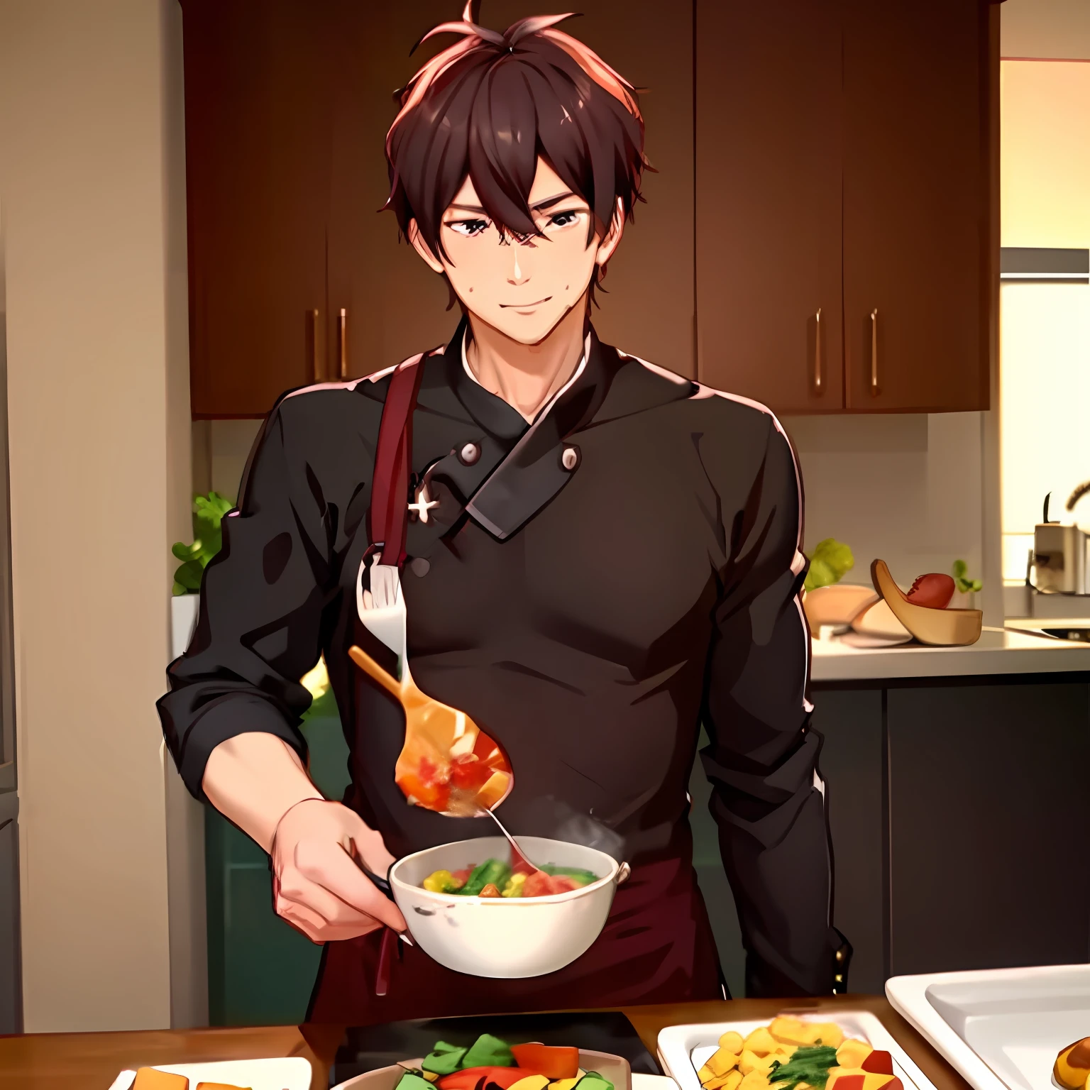 A cute, but powerful man who cooks well