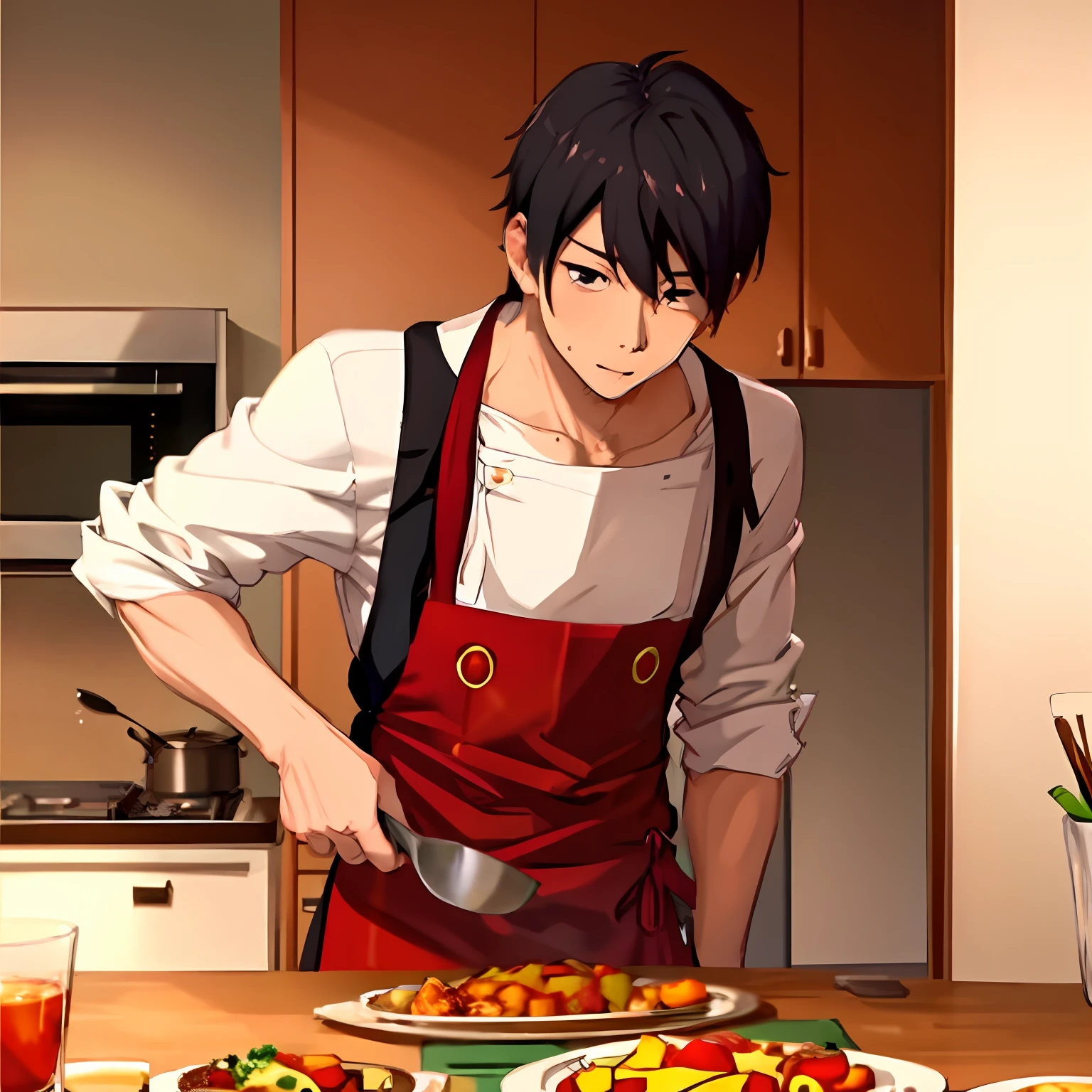 A cute, but powerful man who cooks well