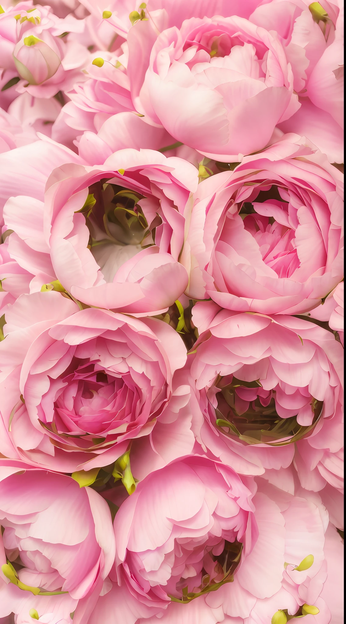 Many pink flowers grow in the garden, rose-brambles, rosa bonheurn, Rozen Maiden, Peonies, rose twining, Pink big breasts, pink rosa, Pink flowers, light pink tonalities, Rose, Incredibly beautiful, rosette, Many peonies, beautiful aesthetic, natural point rose', Blushing, shaded, Peonies, Very realistic