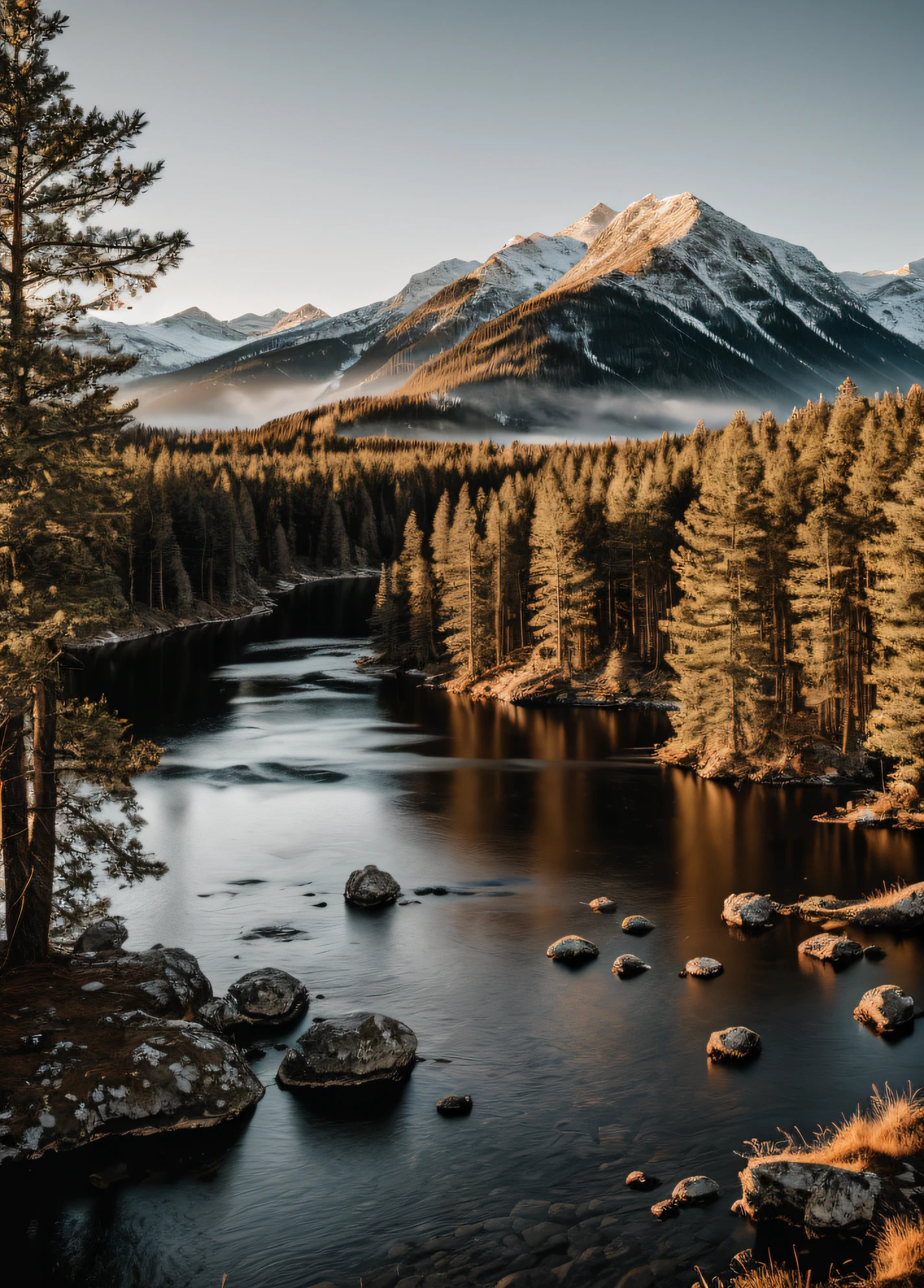 RAW photo of a landscape, small details, photorealistic, ultra-realistic photo, 8k uhd, dslr, soft lighting, high quality, film grain, Fujifilm XT3, (masterpiece)
