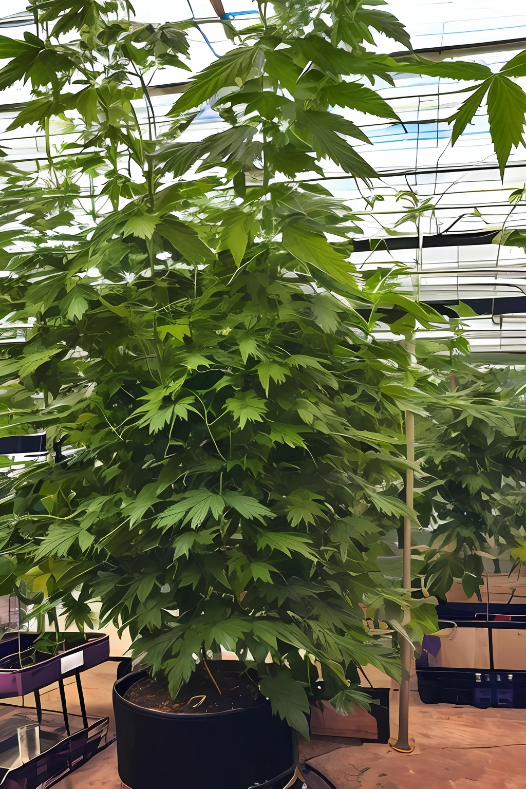 (Melhor qualidade) Bank robber in cannabis greenhouse