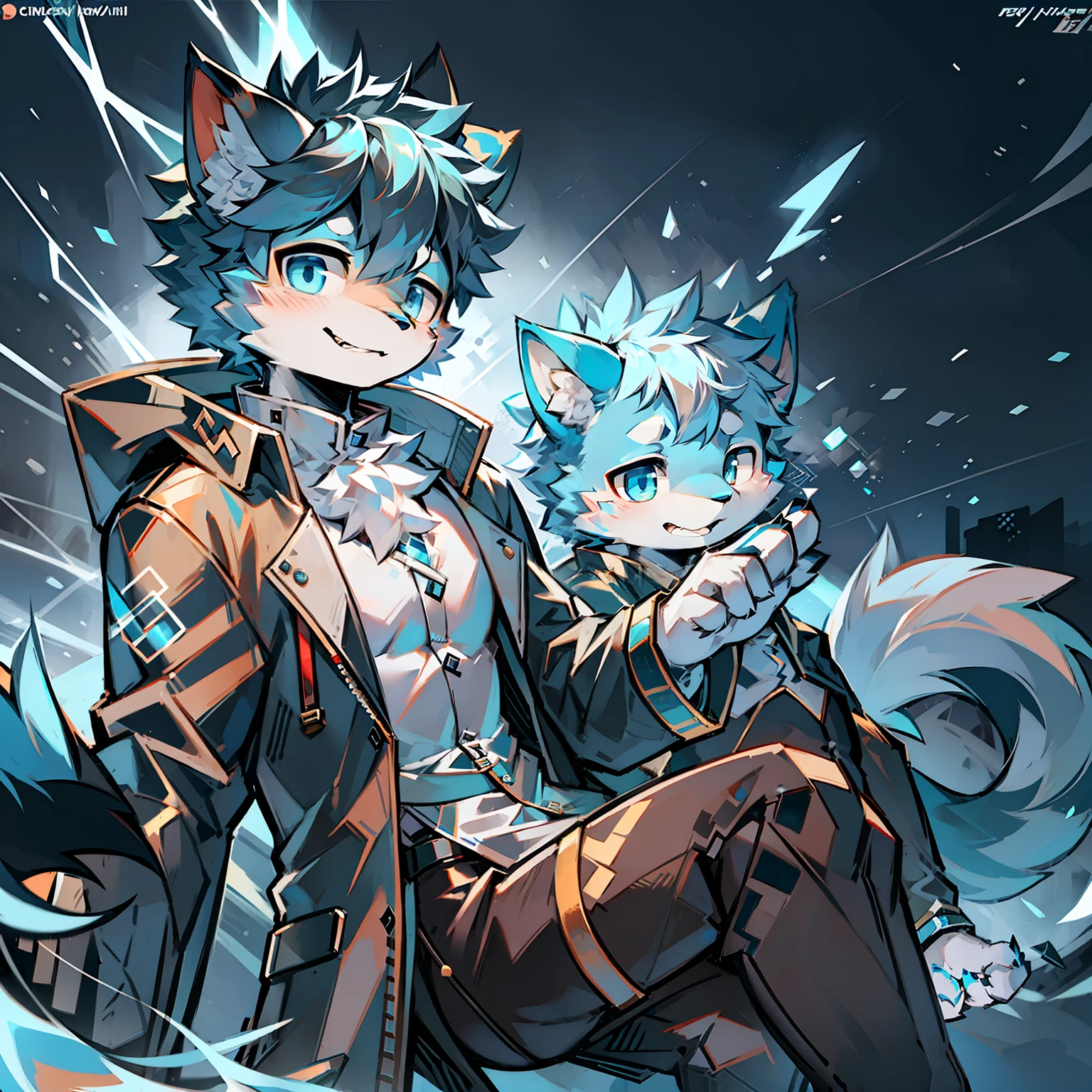 Cybermetropolis，Thunder，drifting snow，Male blue cat，Chinese trench coat，Quantum ghost，firmament，shoun，Single-image charts