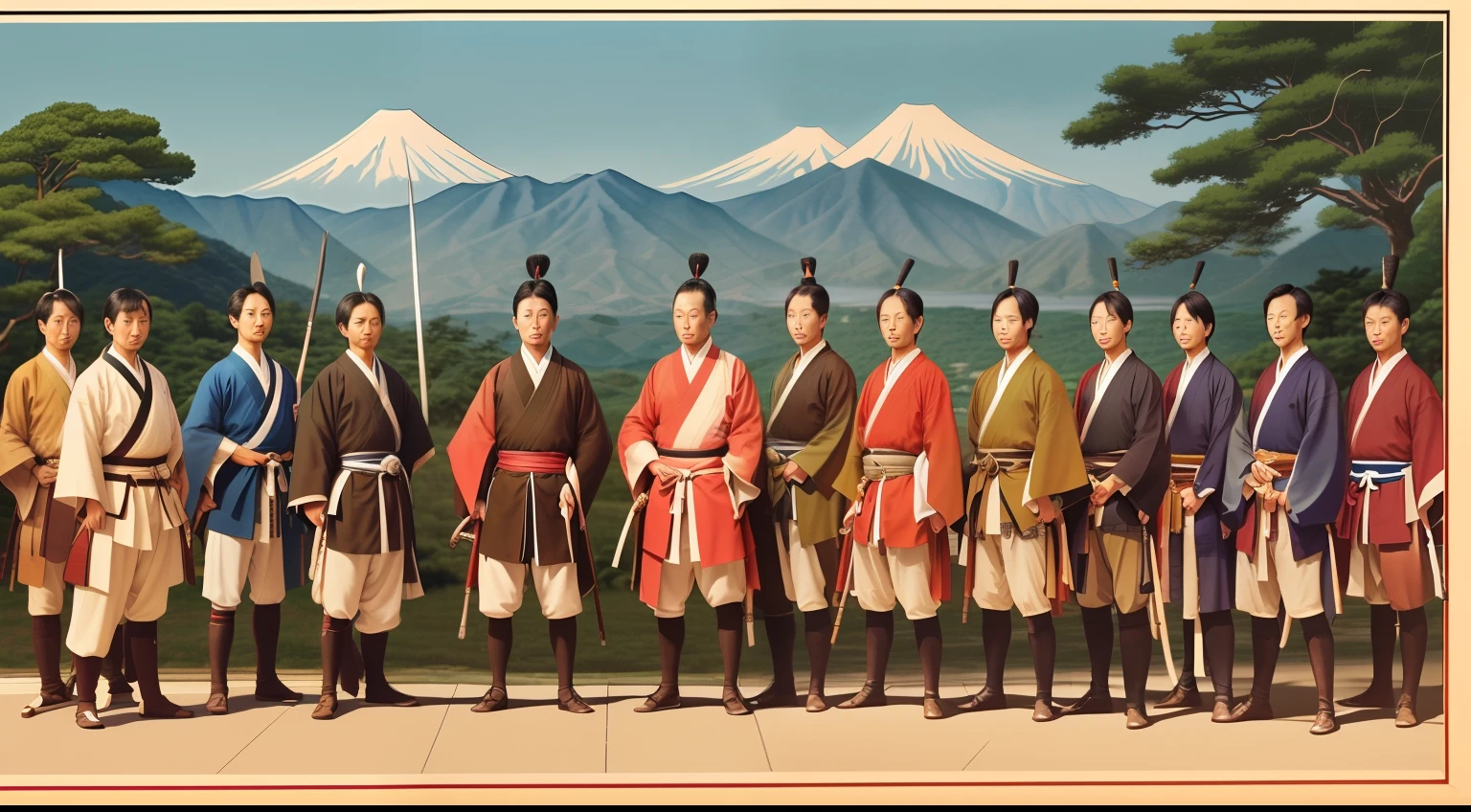 Warring states period、samurais、jpn、