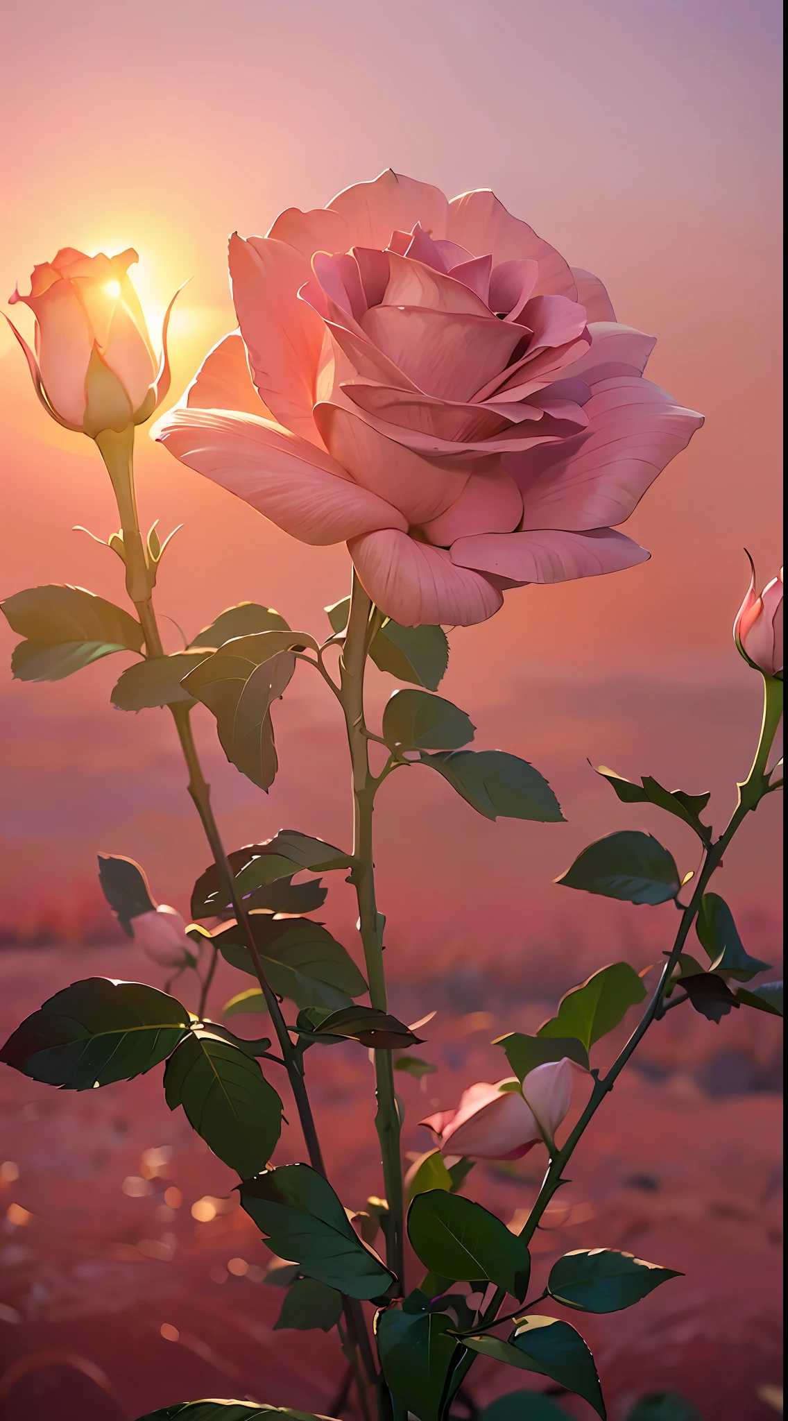 There was a man holding a pink rose in his hand, beautiful  flowers, Beautiful nature, Rose, Pink rose, very beautiful photograph of, beautiful morning, floral sunset, pink rosa, photo of a rose, beautiful aesthetic, Incredibly beautiful, Beautiful flowers, Beautiful and aesthetic, Morning sunrise, rose pink lighting, rosses, Really beautiful nature, pink golden hour