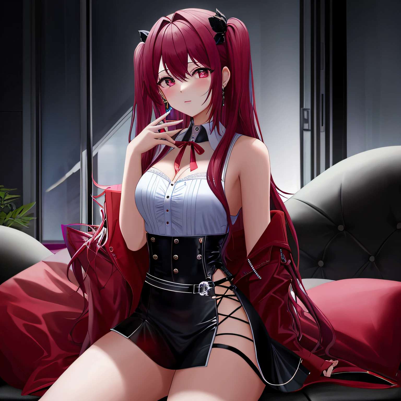 Sick girl,blood vess,highest quality,tmasterpiece
