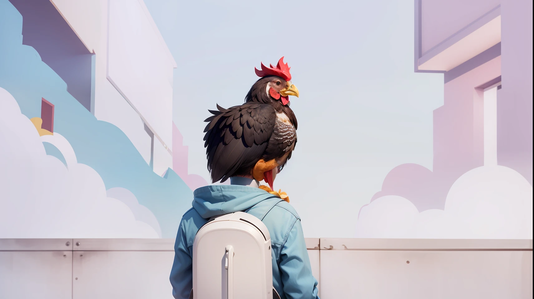 Don't be characterized，Generate a feeling that you are too beautiful to look at the chicken from afar