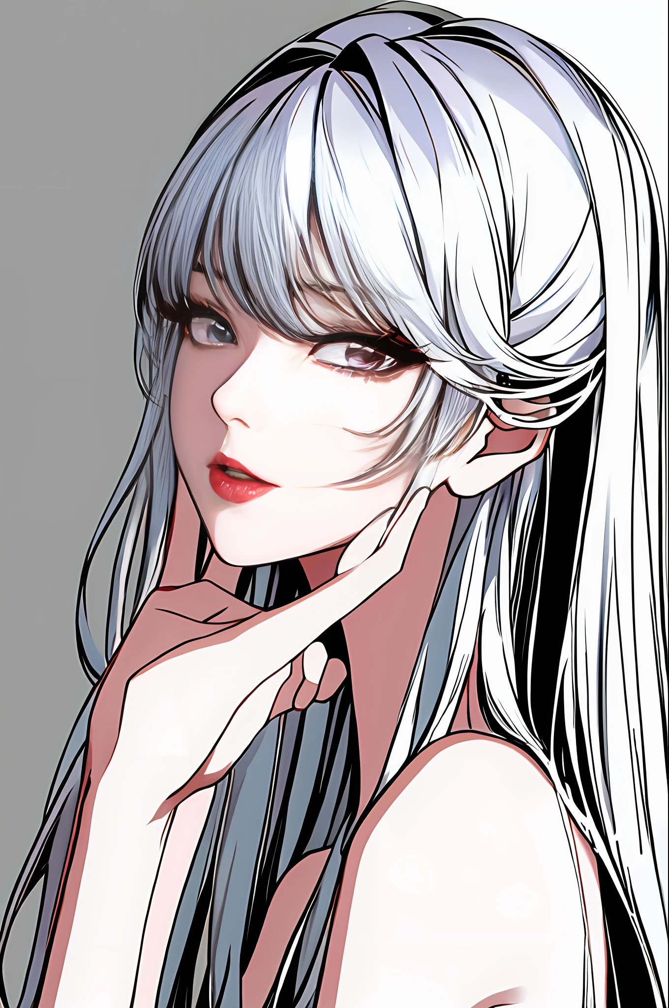 tmasterpiece，best qualtiy，（Very detailed CG unity 8K wallpaper）（best qualtiy），（Most Best Illustration），（Best shadow）1womanl，Wear sexy pajamas，Light and shadow tracking，ultra-detailliert ，bold lineart, clean lineart, Simple lines of art, intense line art, lineart behance hd --v6