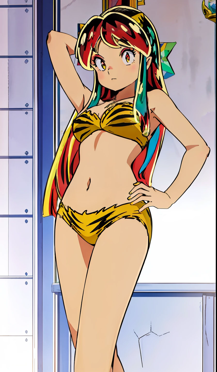 (Obra maestra, highest qualityr), Detalles intrincados,
1 girl, Carnero, Lum_bikini,
inodoro, 浴室, avergonzado, enojado, brillante, ruboroso, sin fondo,