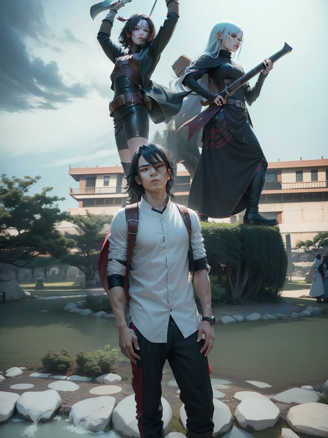 Demon slayer character Real face good quality