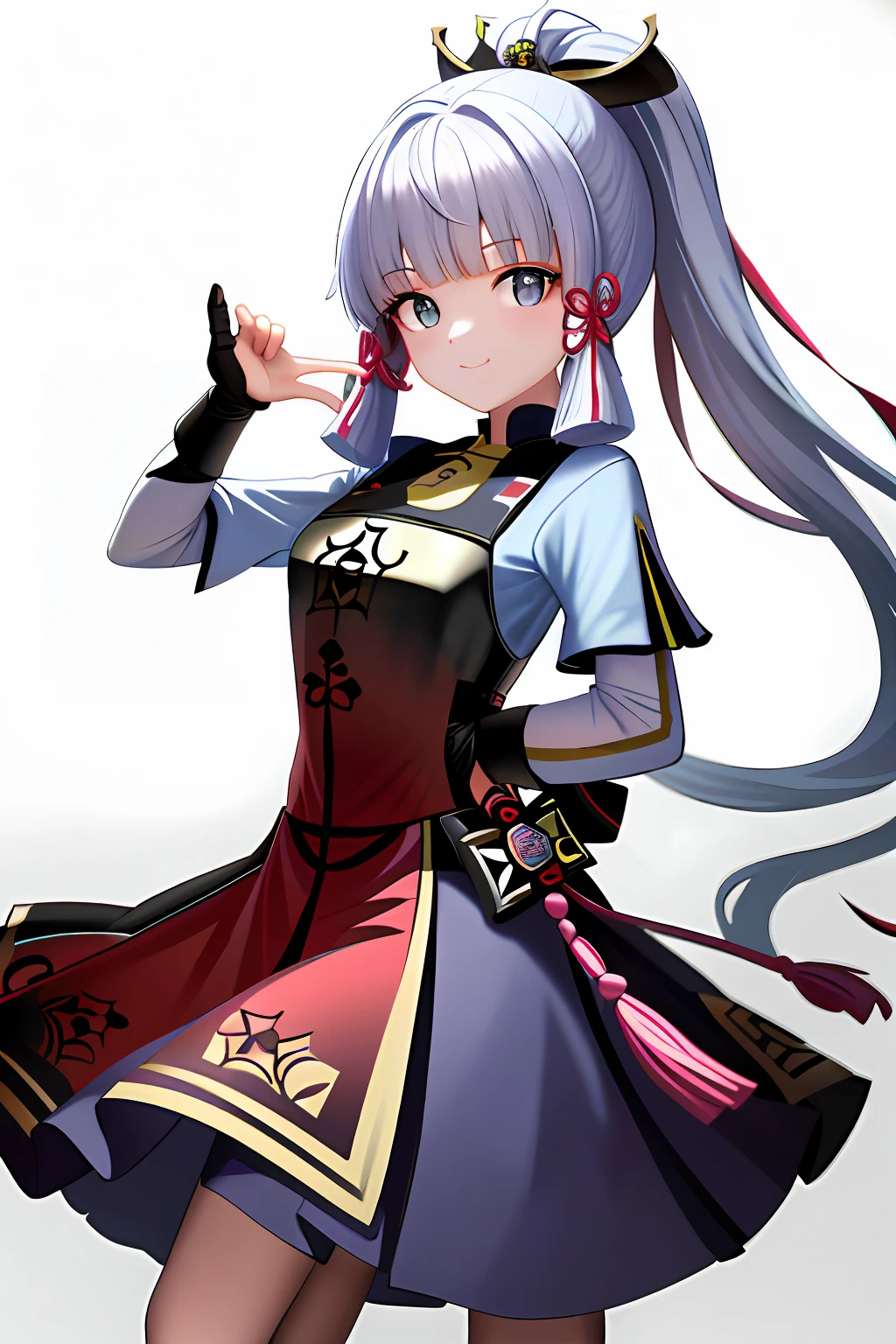 tmasterpiece，A high resolution，best qualtiy，1girl solo，Hu Tao，ssmile，komono