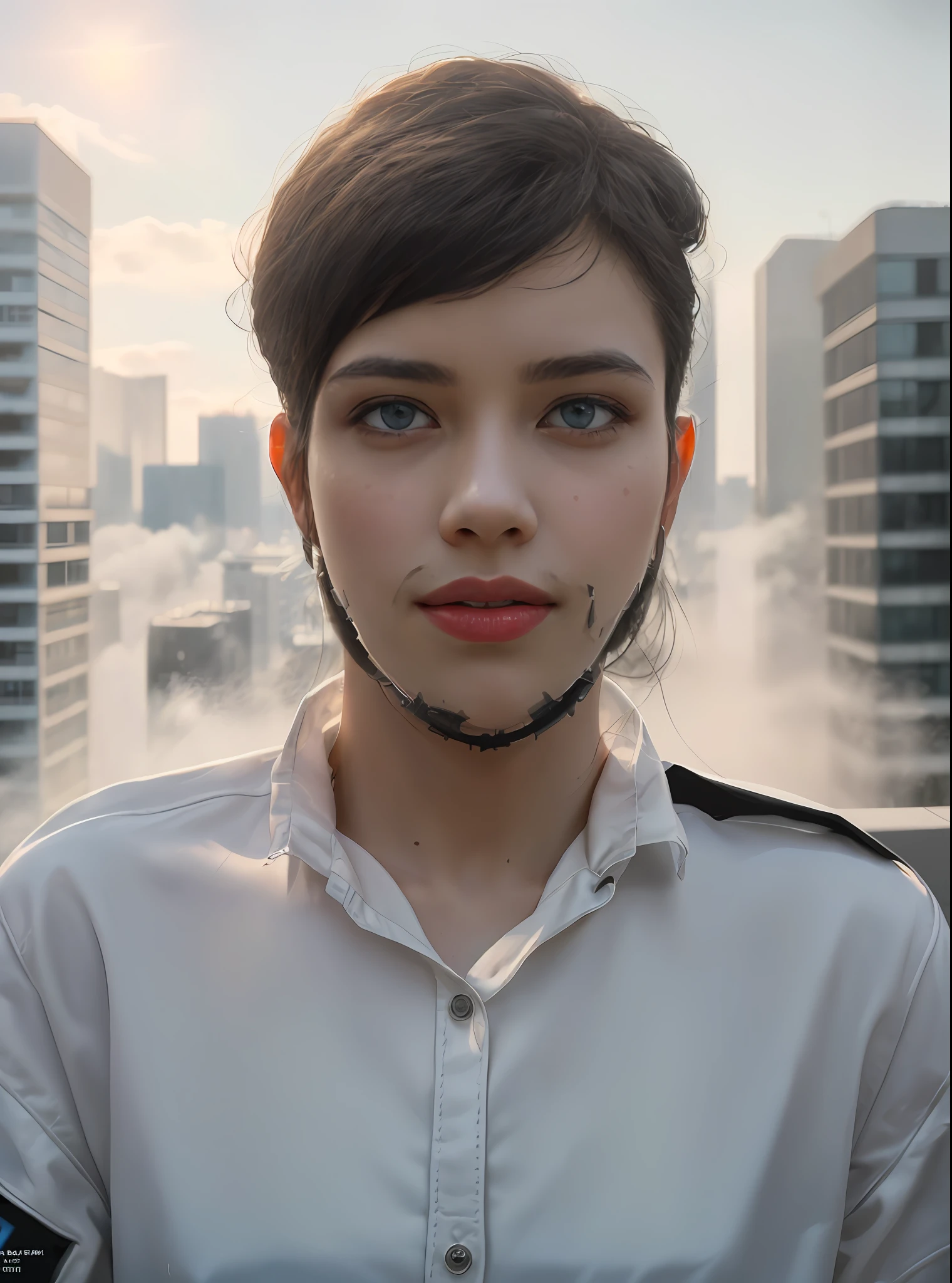 (1girl:1.3), Solo, (((Very detailed face)))), ((Very detailed eyes and face)))), Beautiful detail eyes, Body parts__, Official art, Unified 8k wallpaper, Super detailed, beautiful and beautiful, beautiful, masterpiece, best quality, original, masterpiece, super fine photo, best quality, super high resolution, realistic realism, sunlight, full body portrait, amazing beauty, dynamic pose, delicate face, vibrant eyes, (from the front), She wears Spider-Man suit, red and black color scheme, spider, very detailed city roof background, rooftop, overlooking the city, detailed face, detailed complex busy background, messy, gorgeous, milky white, highly detailed skin, realistic skin details, visible pores, clear focus, volumetric fog, 8k uhd, DSLR, high quality, film grain, fair skin, photo realism, lomography, futuristic dystopian megalopolis, translucent