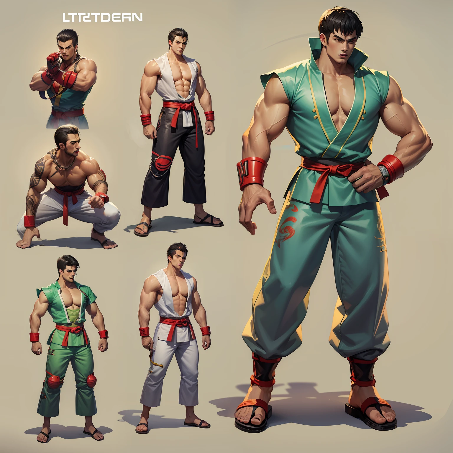 teatral style, 1 Personagem para jogo de luta estilo Street Fighter, Rei dos Lutadores, Tekken, Virtua Lutador. 1Lutador homem, 1 personagem, cicatrizes, pose de luta, Young Chinese man, roupa moderna, Cyberpunk, Fei Long, Marshal Law, Bruce Lee, garoto lutador.