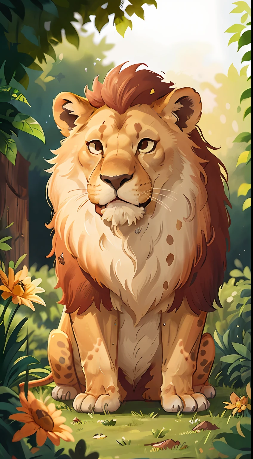 1Lion in the zoo, perfect quality, clear focus (clutter - home: 0.8), (masterpiece: 1.2) (realistic: 1.2) (bokeh) (best quality) (detailed skin: 1.3) (complex details) (8K) (sharp focus), clean background, white background, long view composition, 85MM SHOT