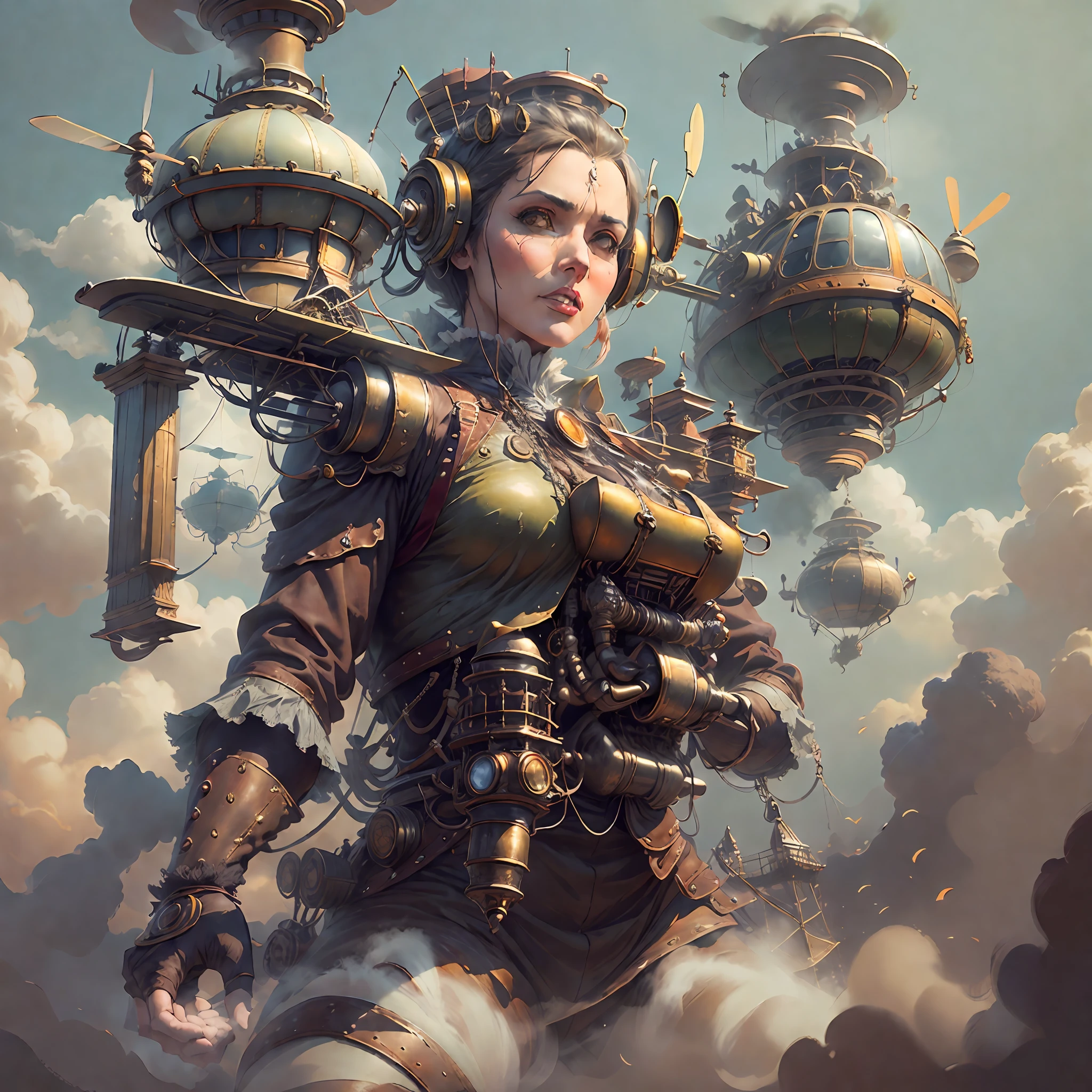 SteamPunkAI helicopter