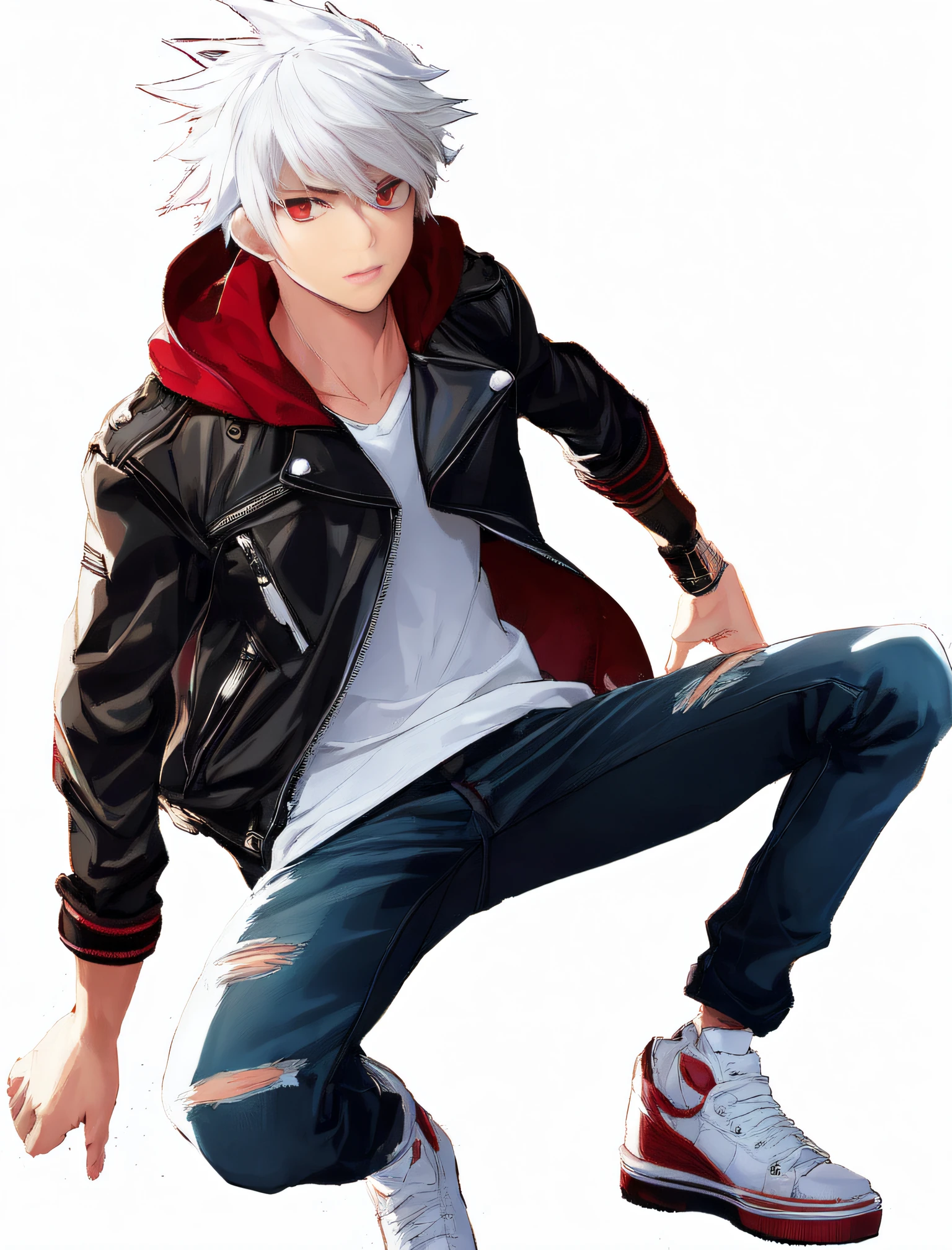 HQ perfect red eyes, perfect hands , perfect face