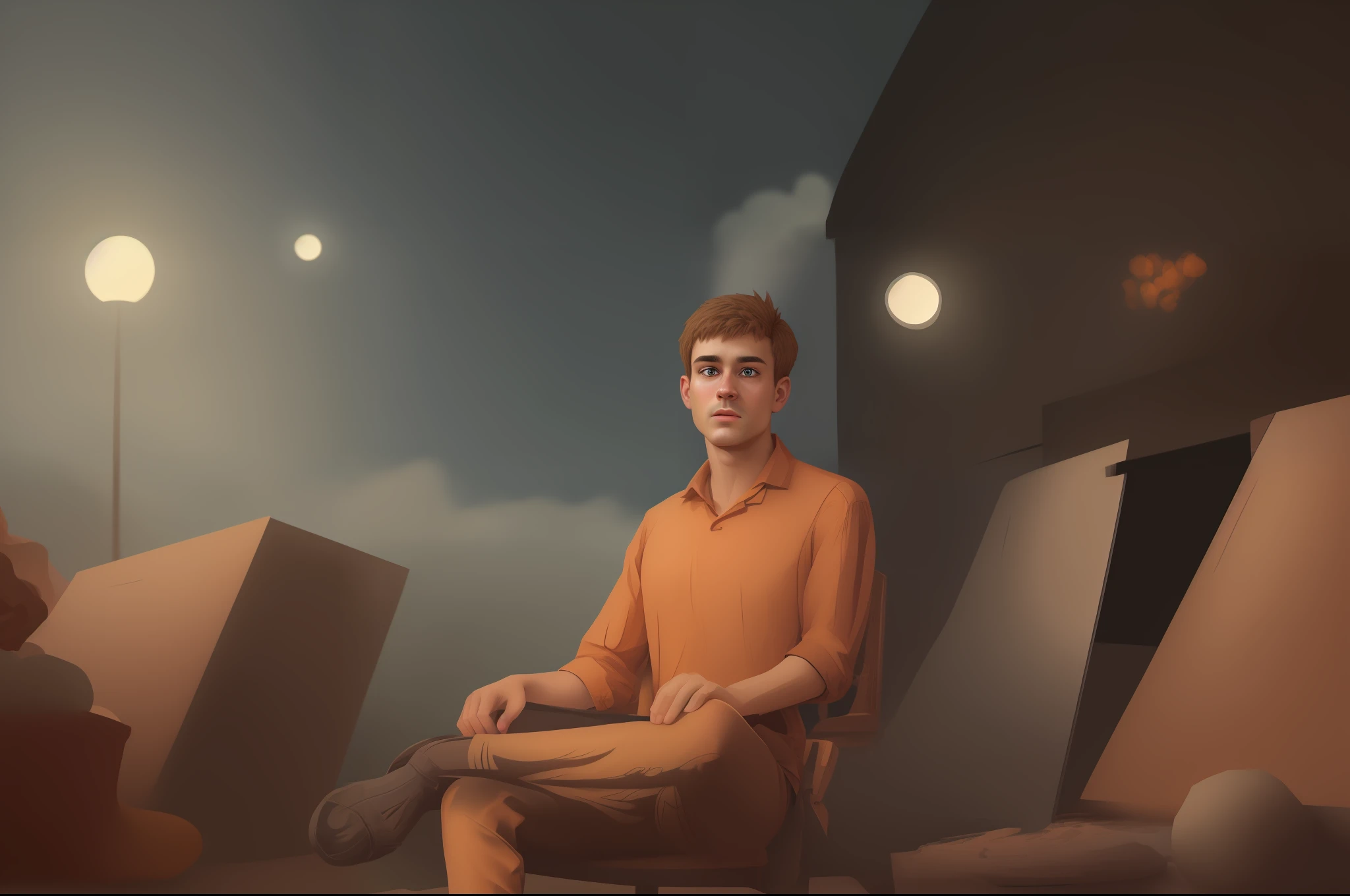 Realestic cartoon vector art