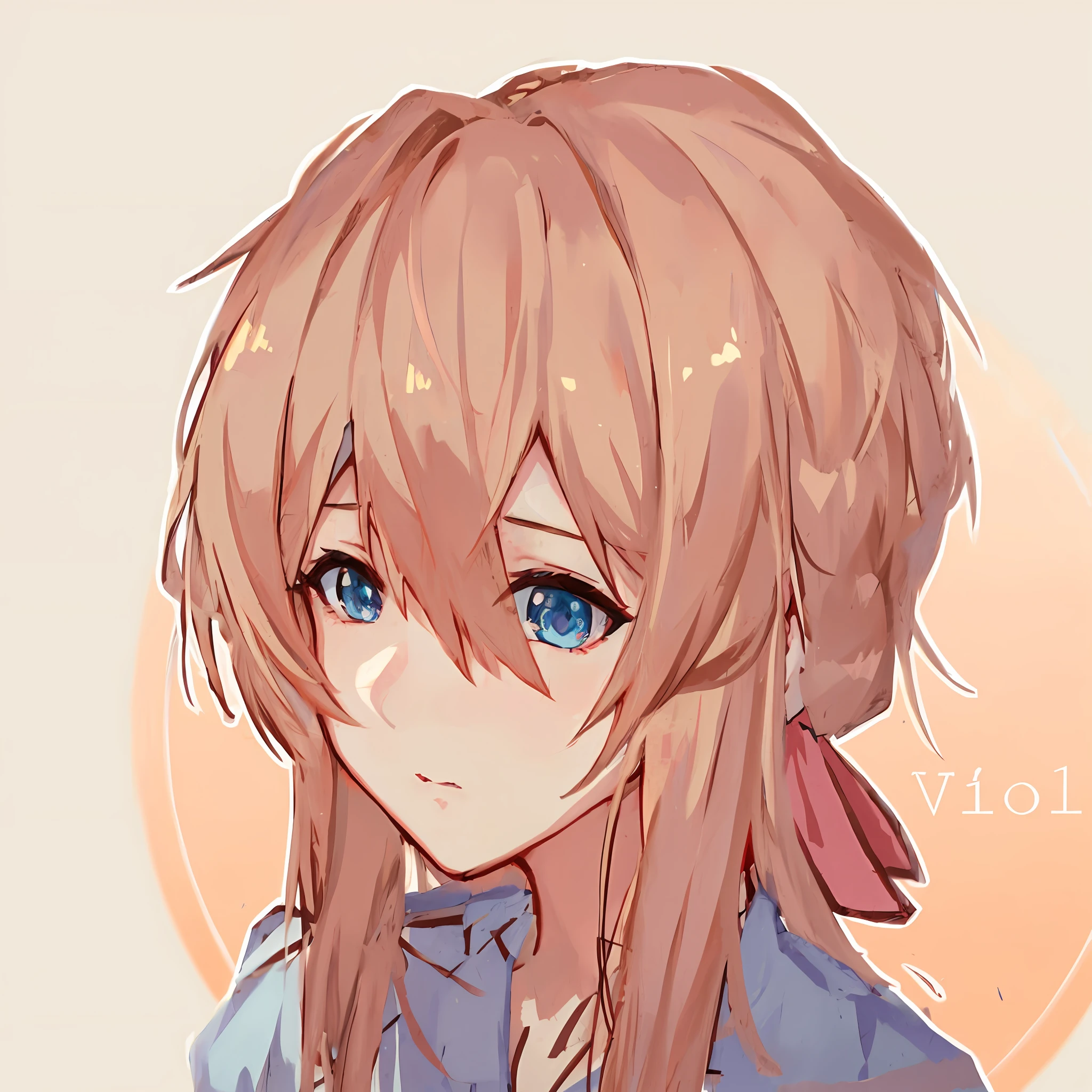 Anime girl with long hair and blue eyes in a blue shirt, saori, Violet Evergarden, Anime style portrait, portrait anime girl, extremely cute anime girl face, cute anime face, Cute anime girl portrait, (Anime girl), cute anime girl portraits, anime moe art style, up of young anime girl, Portrait of an anime girl, Anime Stylization