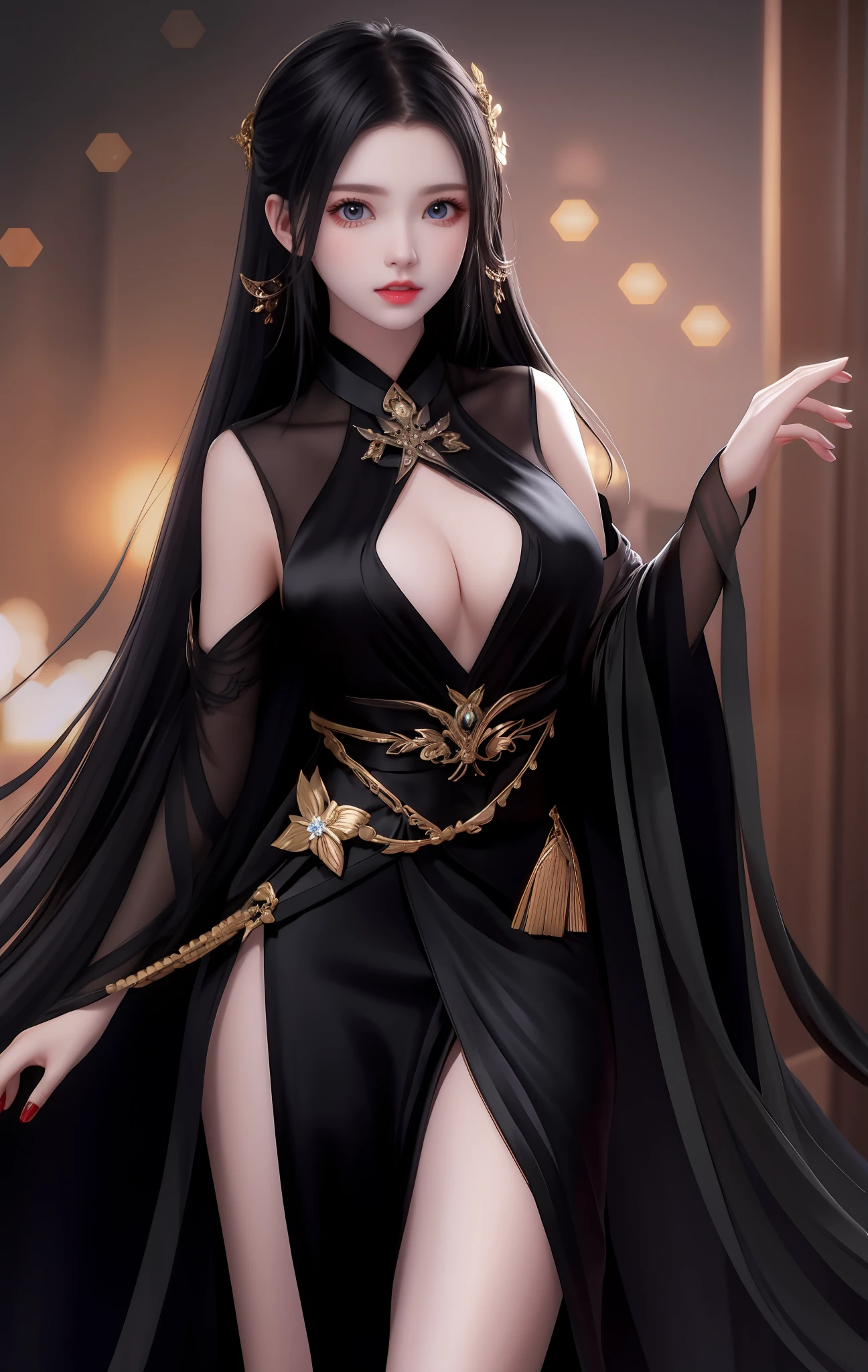 Black silk beauty