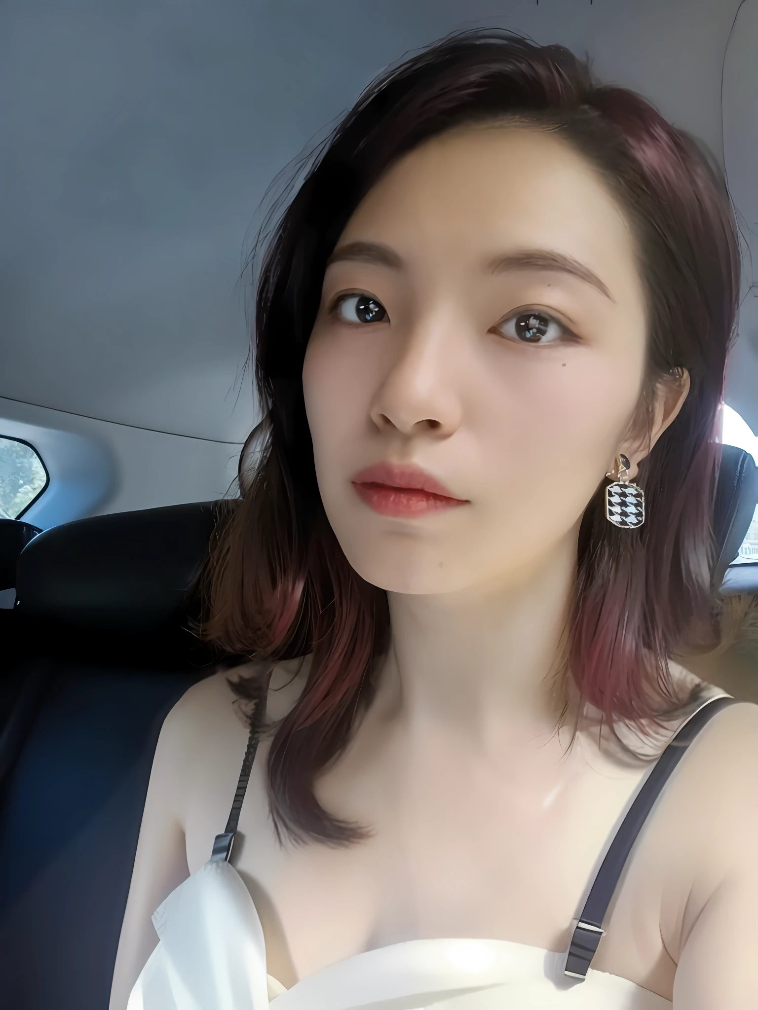 Burgundy hair