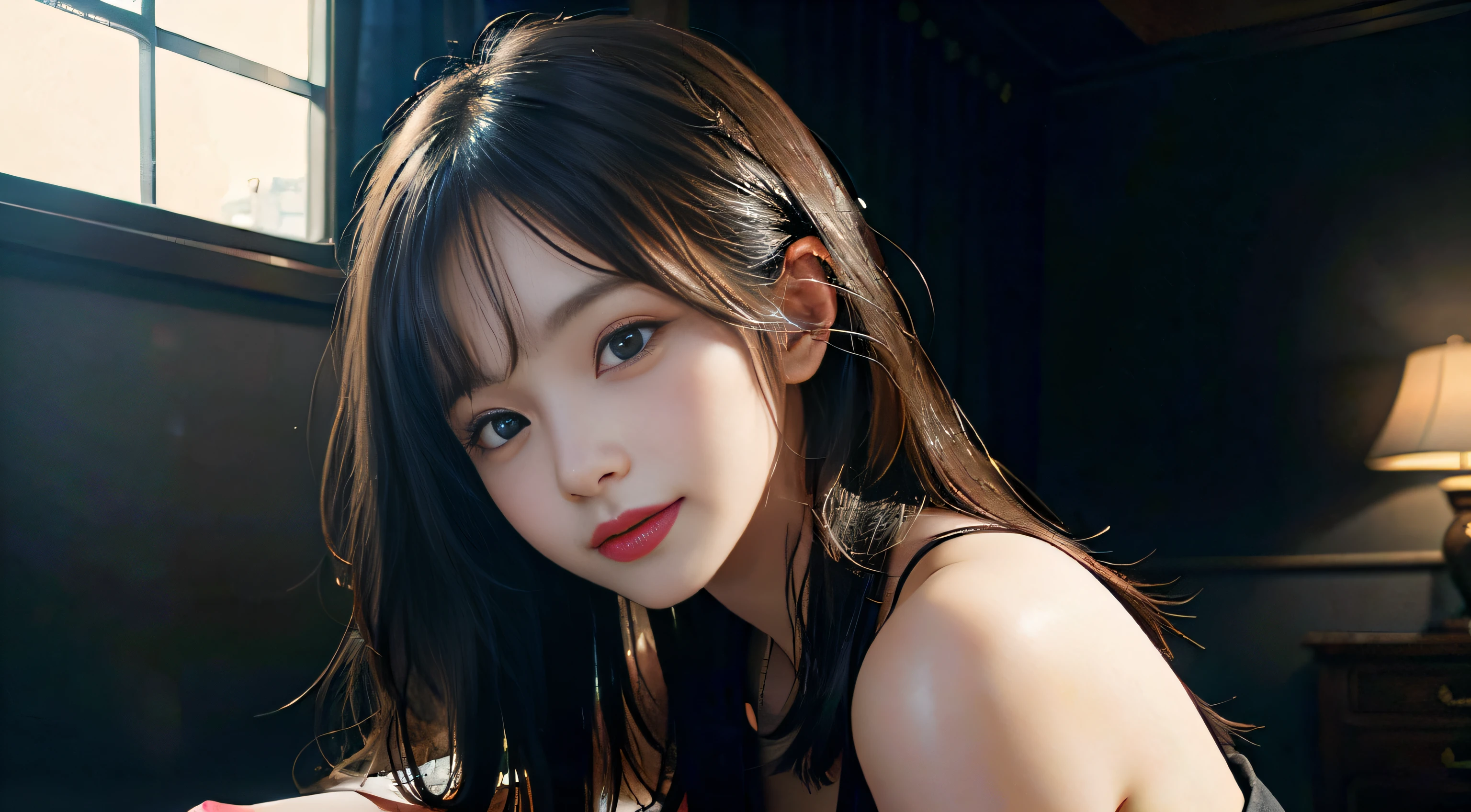(RAW photo: 1.2), top quality, beautiful detailed girl, bunny girl, smile, panties, panty shot, highly detailed eyes and face, beautiful detailed eyes, huge file size, high resolution, high resolution, 8k wallpaper, fine detail, highly detailed ticker uniform 8k wallpaper, light on face, movie lighting, 16 year old girl, pleated skirt, sexy pose, ( Photorealism: 1.4), illustration, surrealism, from below, super detail, masterpiece