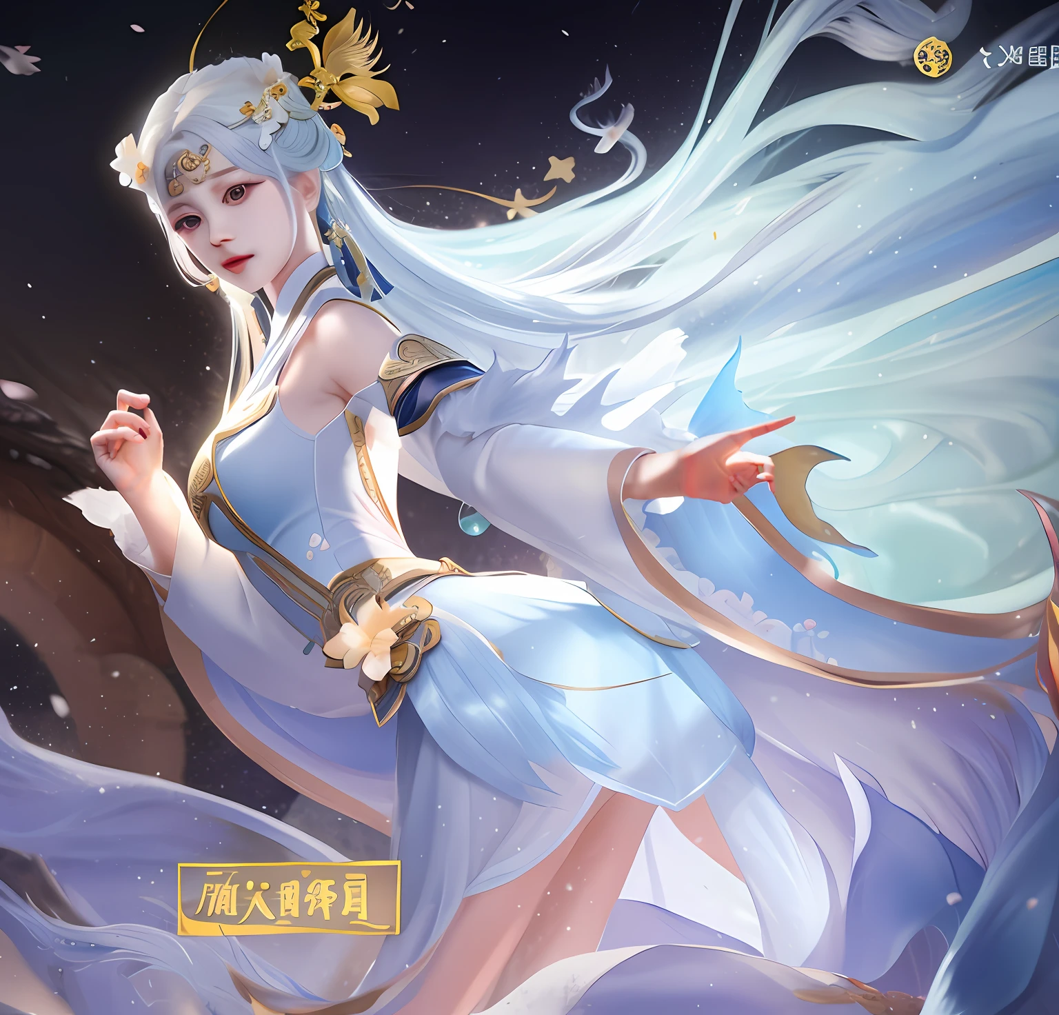 Elven face,Angel of Light,God girl,Long legs,cosplay,xianxia fantasy,China-style