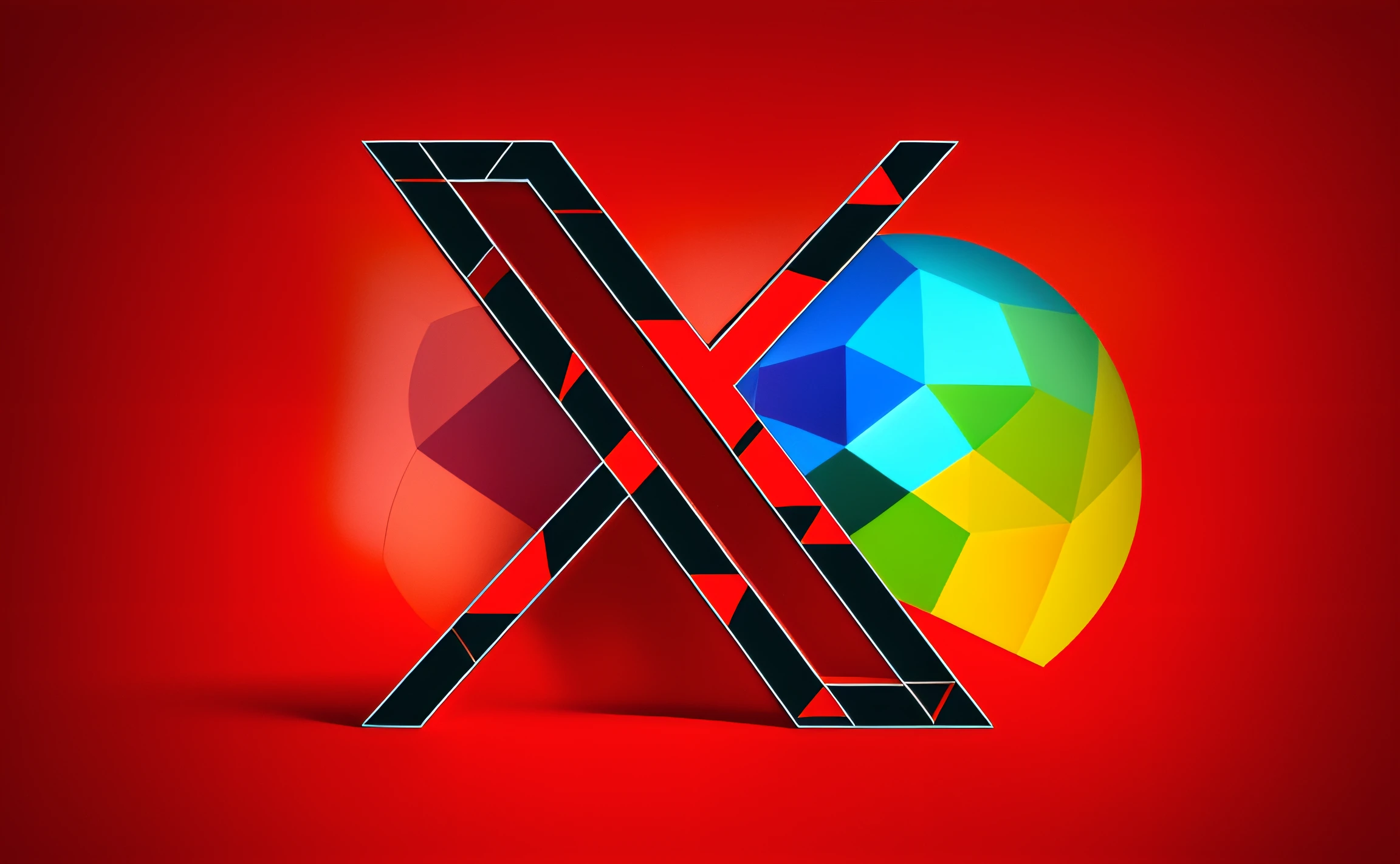 ((Logotipo X 3D )), imagem hiperrealista de x (((Logotipo X))), Artistic oil painting, ((Estilo conceito moderno futurista)), ultra realista, ((desenho minimalista, Logotipo X)), com Fundo preto descofcado,