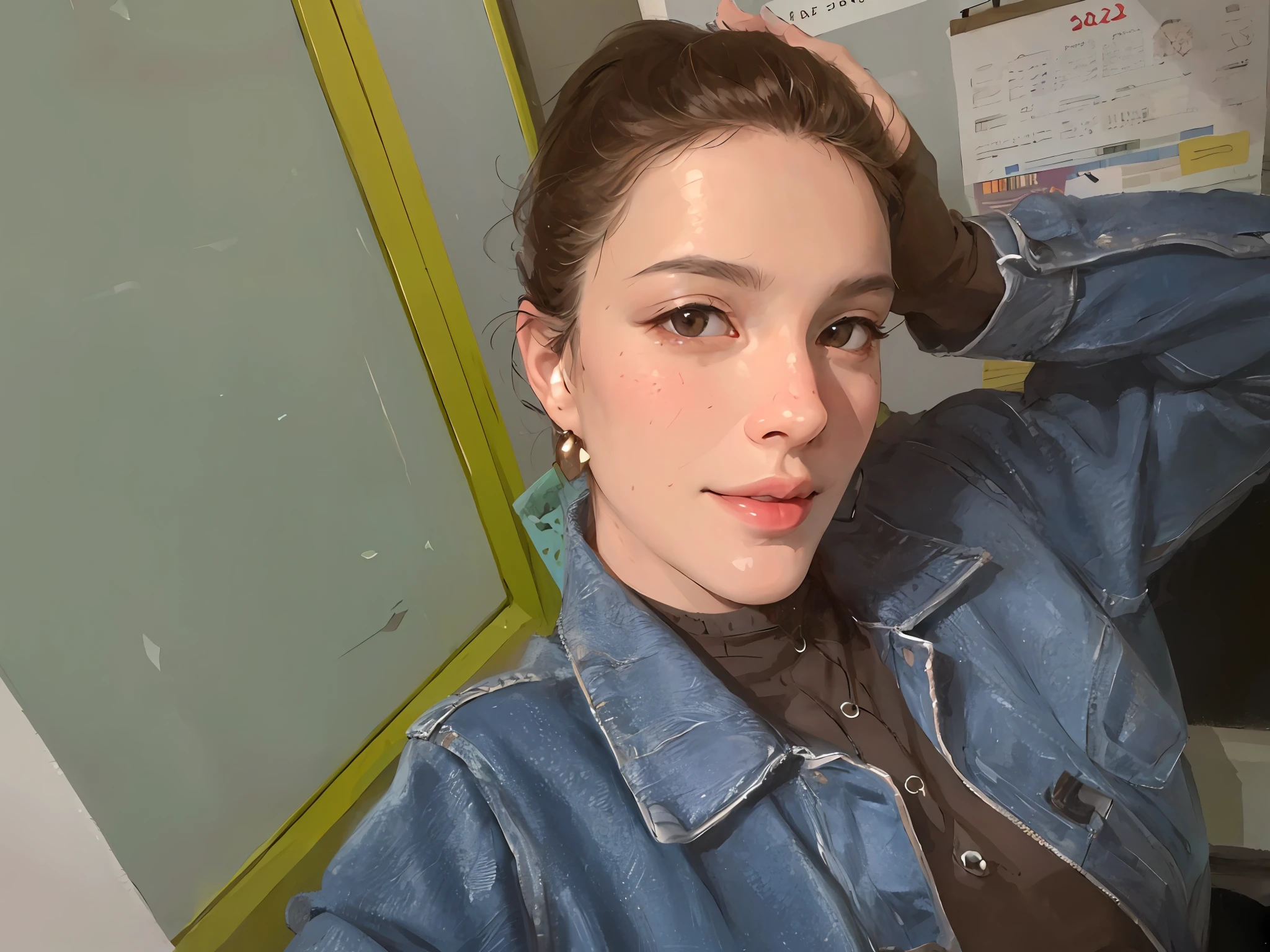 (masterpiece:1.2, best quality), (very detailed face, real picture, realistic skin, realistic body, intricate details), solo, 1milf, casual,