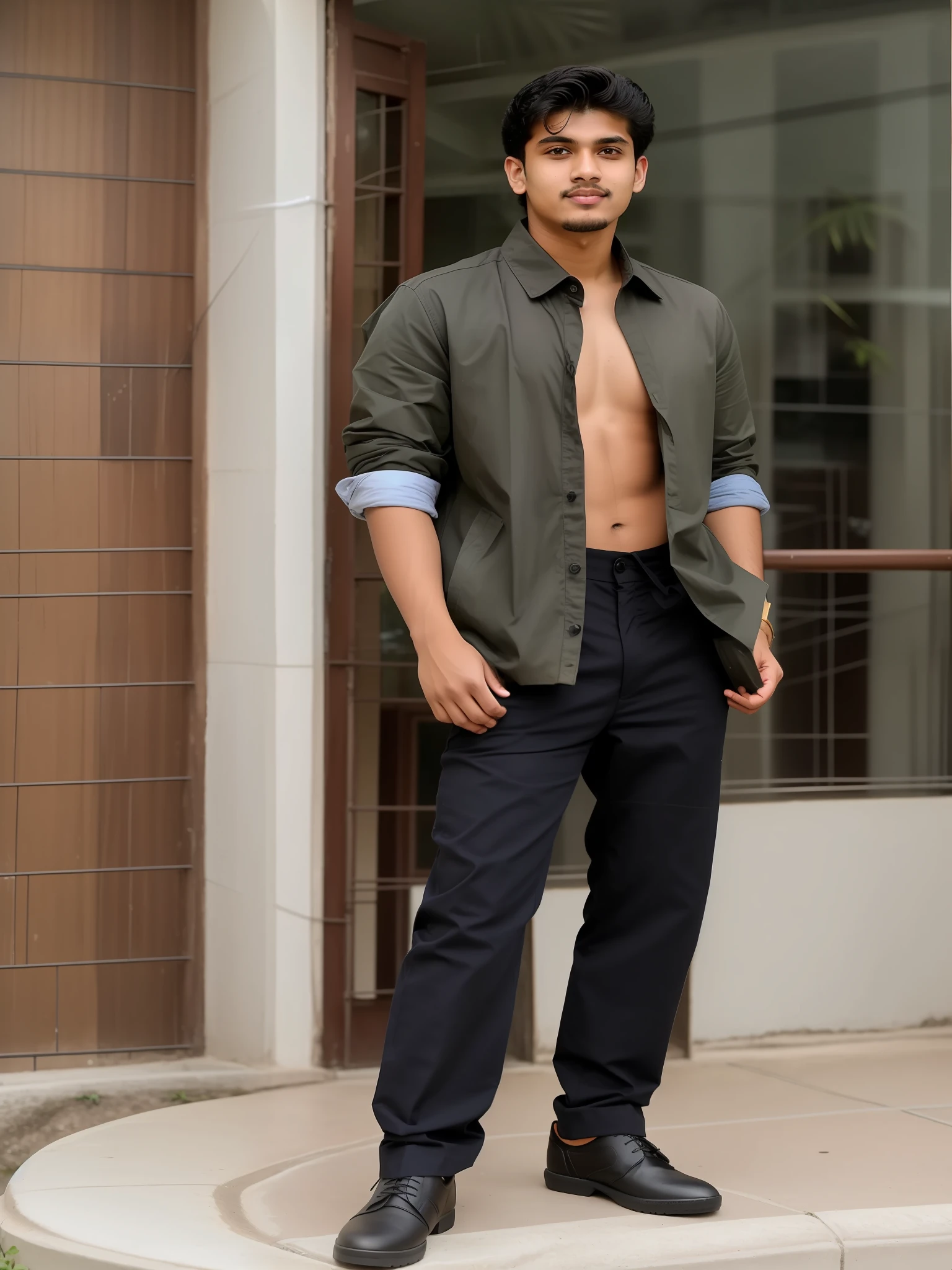 there is a man that is standing in front of a wall, around 1 9 years old, selfie photo, with accurate face, front profile!!!!, jayison devadas, profile pic, vinayak, vastayan, portait photo profile picture, without beard, selfie shot straight on angle, ayan nag, 18 years old, facebook profile picture, indian, without helmet