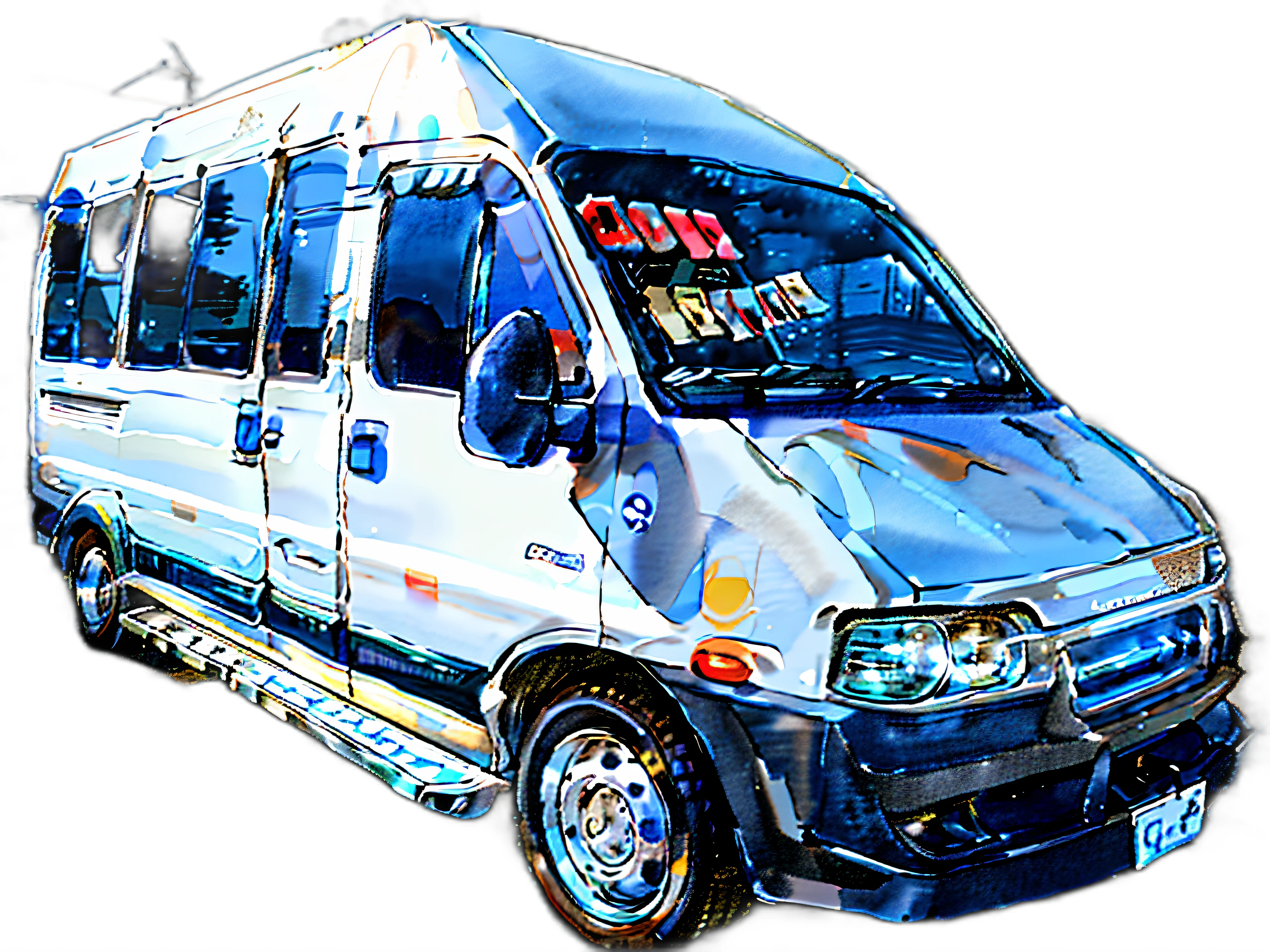 There is a white van parked on a lot with a blue tent, microbus, 2 0 0 0, 2000, Peugeot Prestige, 2263539546], 4 0 9 6, ano 2 5 0 0, 1 9 9 9, 1999, Manual, 2004, 2 0 0 4