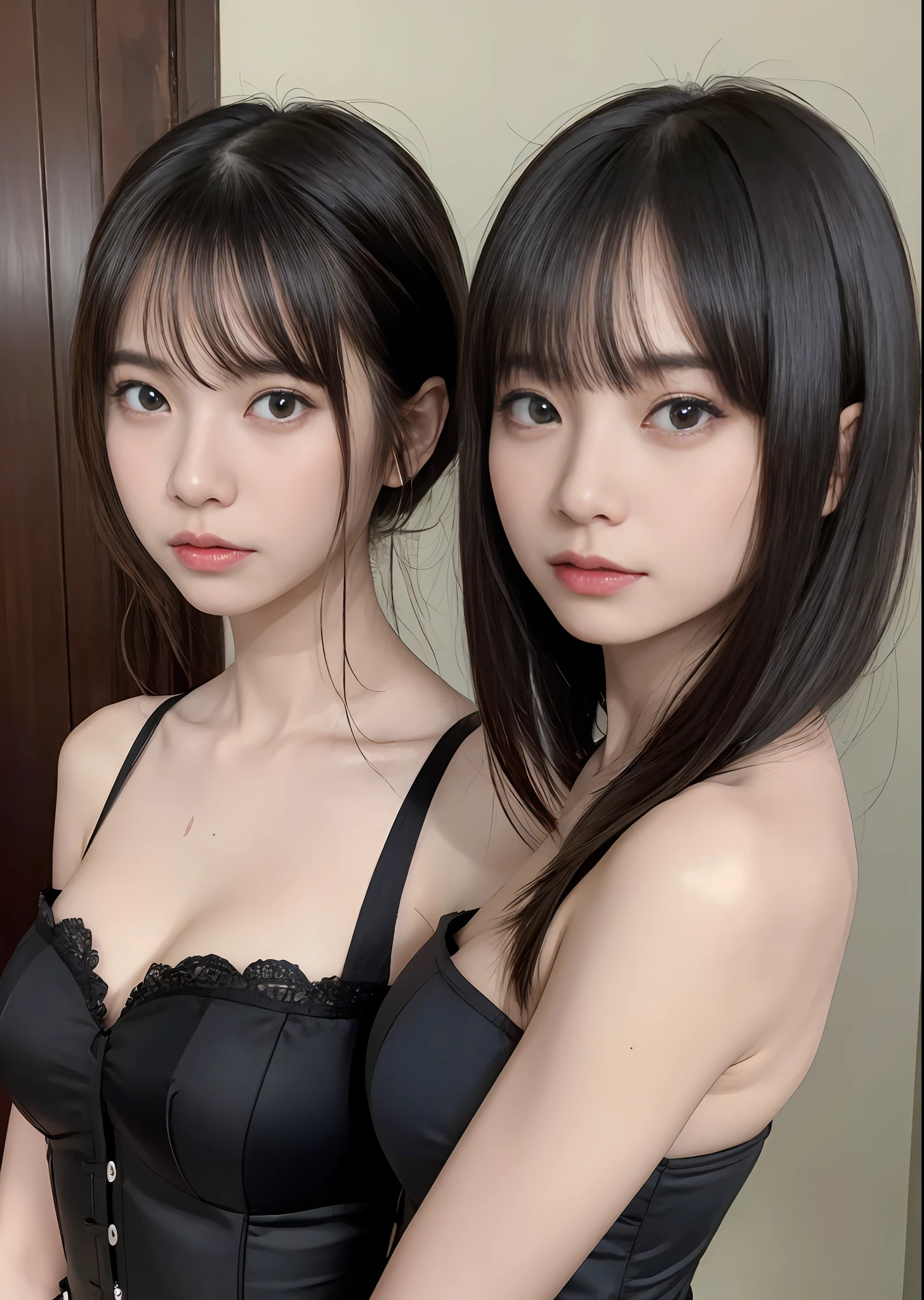 angry looking face,BDSM,slave,rubber,Black corset,shackle,gargantilha,((top-quality、8k、masterpiece:1.3))、Crisp focus:1.2、(layers-Cut、6Zf[e:1.2),Beautiful woman with perfect body shape:1.4、Slender abs:1.2、a wet body:1.5、Highly detailed facial and skin texture、A detailed eye、二重まぶた,Longhaire、(No underhair)、backshots、s ass、(Angle from below)