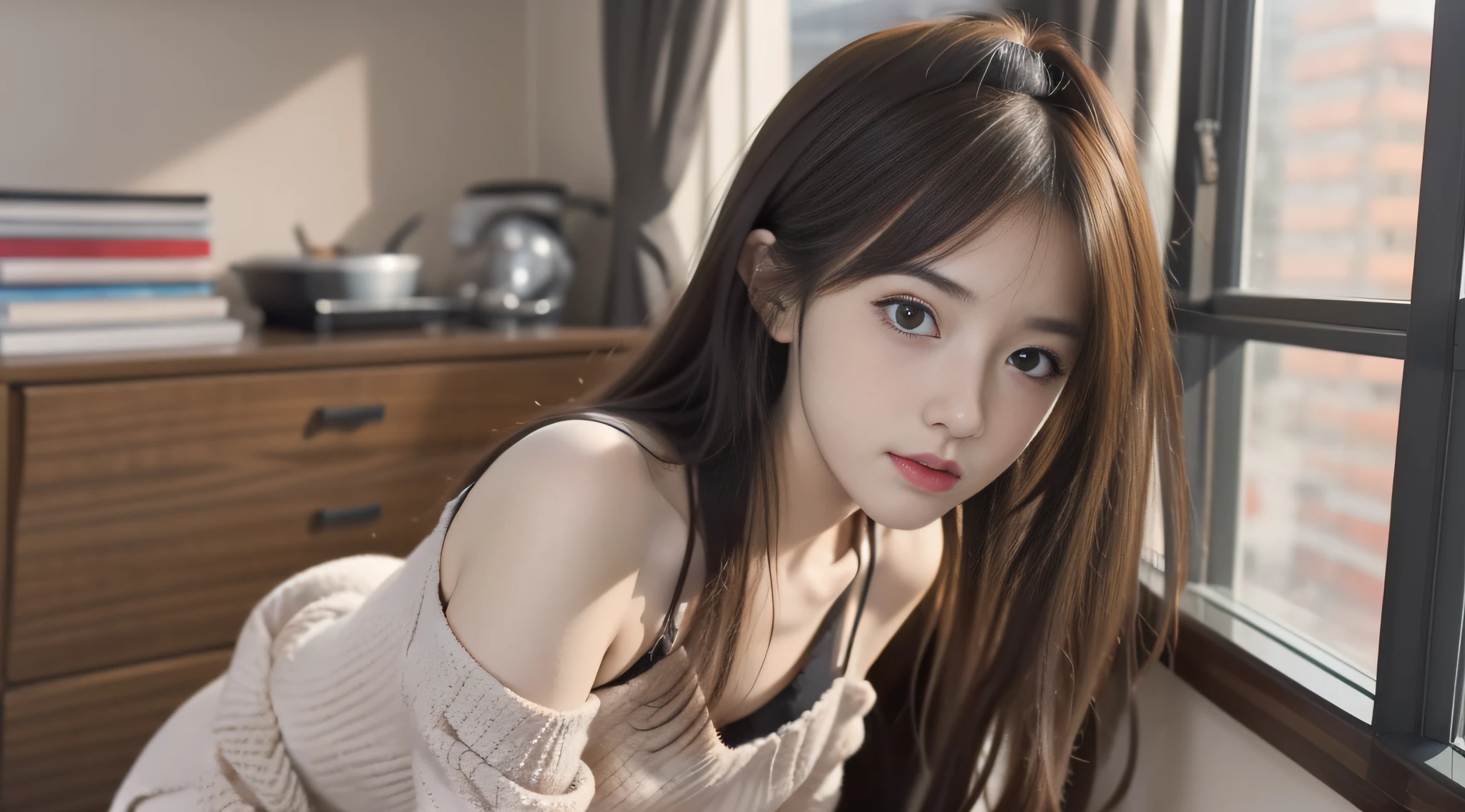 8K, Best Quality, Masterpiece: 1.2), Realistic, Ultra High Resolution, Intricate Details, 1 Girl, Beautiful Face, Pajamas, Upper Body, Standing, Wide Angle Lens, Surreal Schoolgirl, Surreal Schoolgirl, Realistic Anime 3 D Style,, Smooth Anime CG Art, 3 D Anime Realistic, Beautiful Anime High School Girls, Realistic Anime, Realistic Young Anime Girl (8K, Best Quality, Masterpiece: 1.2) Sakimichan HDRI, Pajamas, Lace, Shoulders, Bare shoulders, bare shoulders, bare shoulders