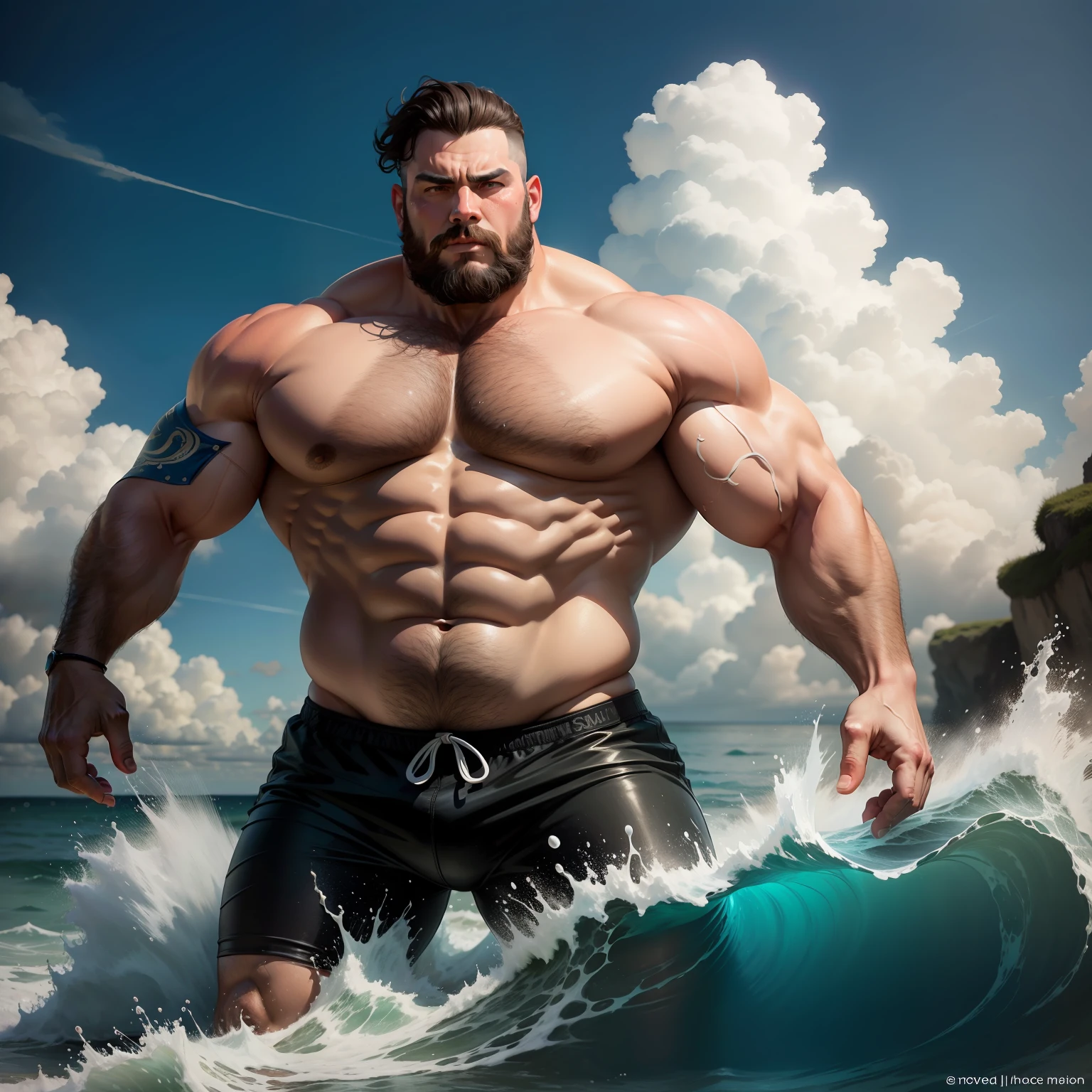 A strong man lives in the sea