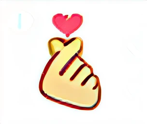 someone is holding a heart in their hand and making a heart sign, new emoji of biting your lip, emote, smol, emoji, telegram sticker, finger, style of emoji, uwu, hand gesture, discord emoji, with index finger, 🎨🖌, funny emoji, simpe hands, hand on cheek, aww, bump in form of hand, twitch emote