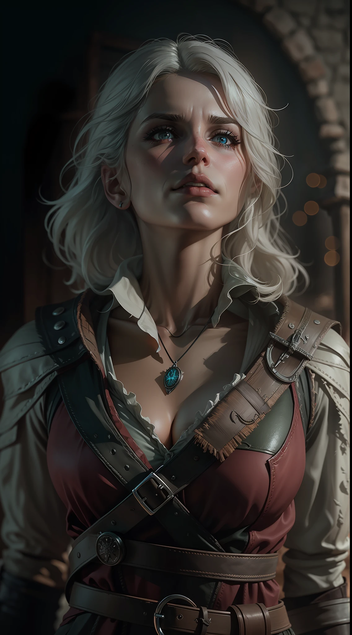 The Witcher Ciri ,35mm lens, photography, ultra details, precise texture details HDR, UHD,16K,