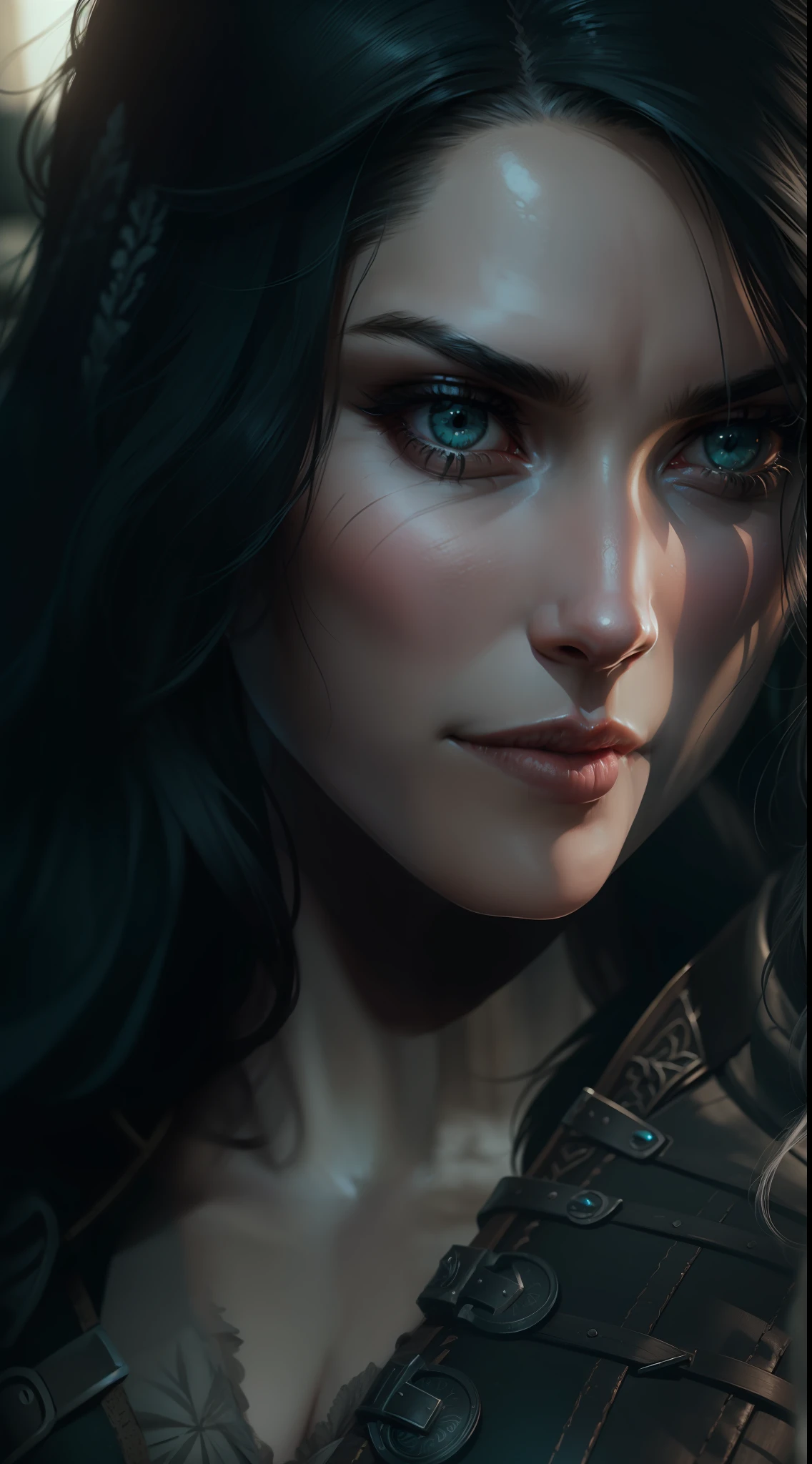 The Witcher Yennefer, 35mm lens, photography, ultra details, precise texture details HDR, UHD,16K,