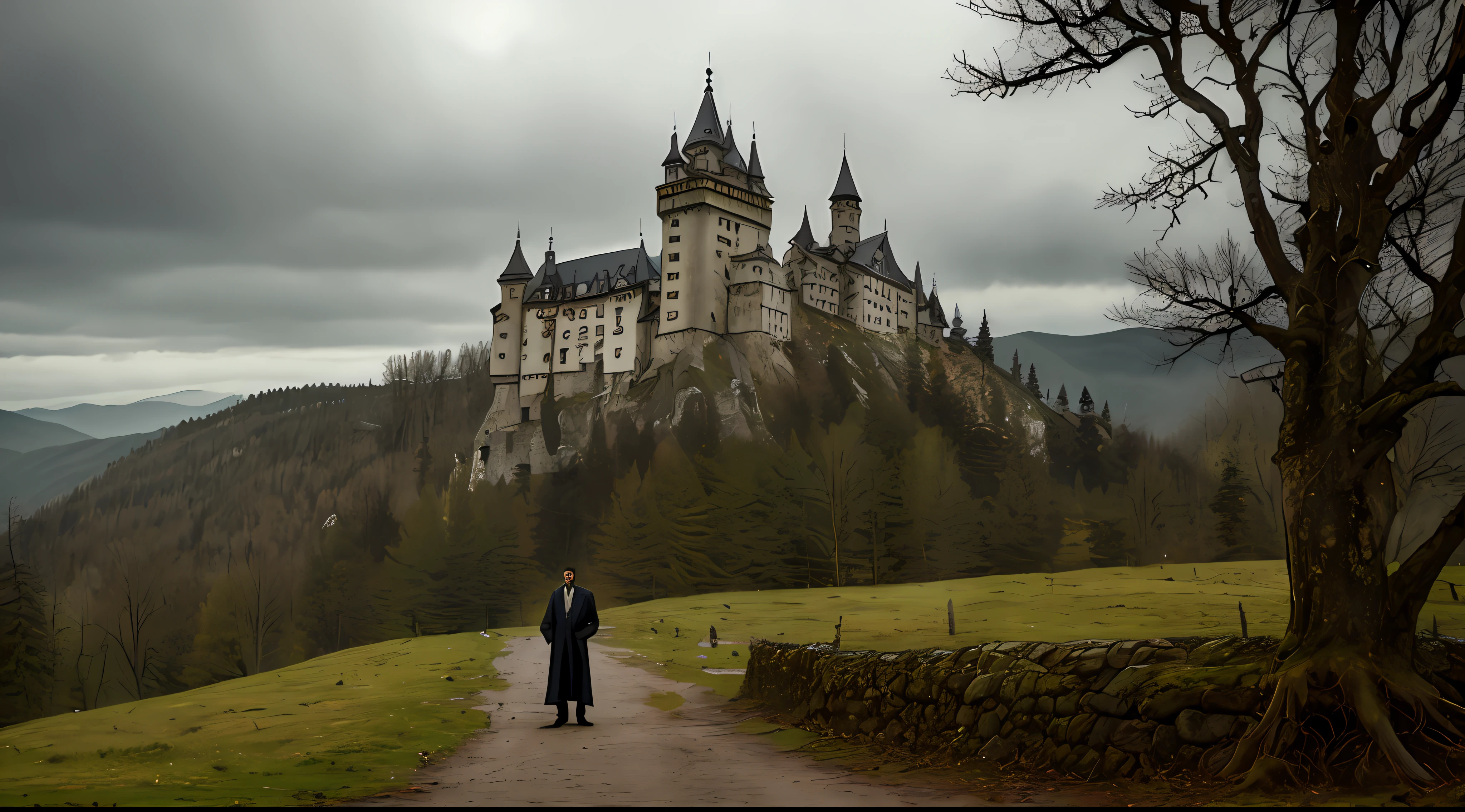 a gloomy castle high in the Carpathians in ancient Transylvania. Dentro se encuentra Vlad, A handsome and mysterious scientist obsessed with the secrets of life and death.