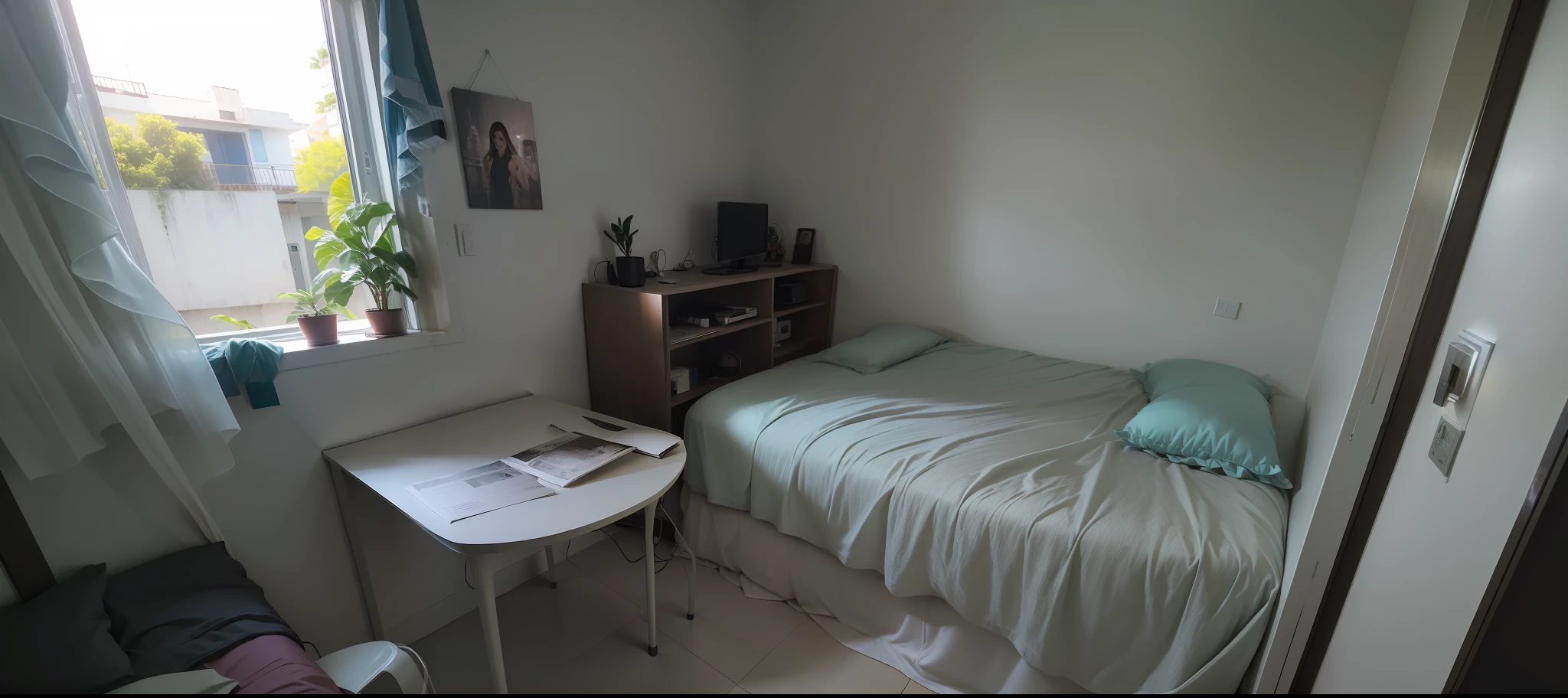 (Melhor qualidade),(Uplighting),(realismo),(arquitetura),(quarto),(bonito),(tranquilo),(enjoyable),(amadeirado)