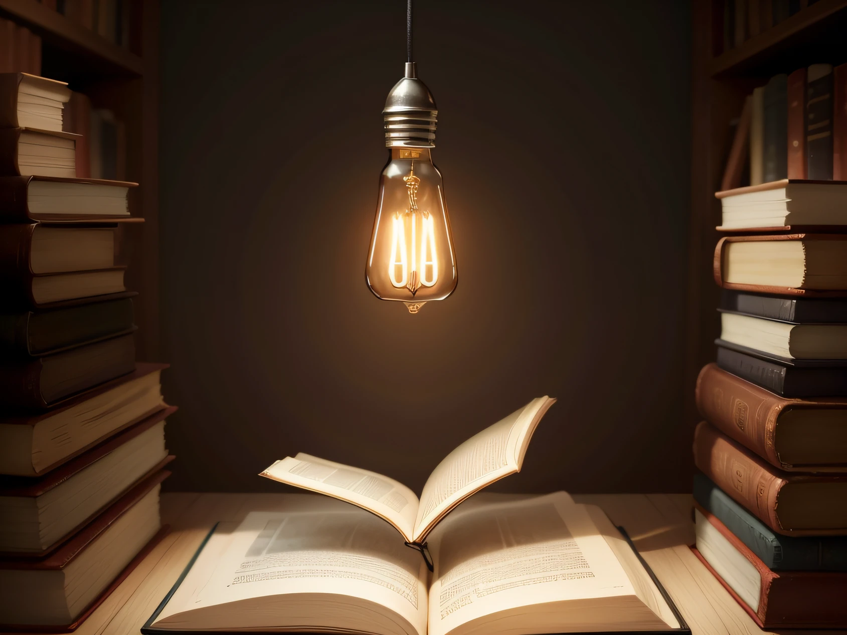In a lot of books,There is a light bulb in the air, IDEA