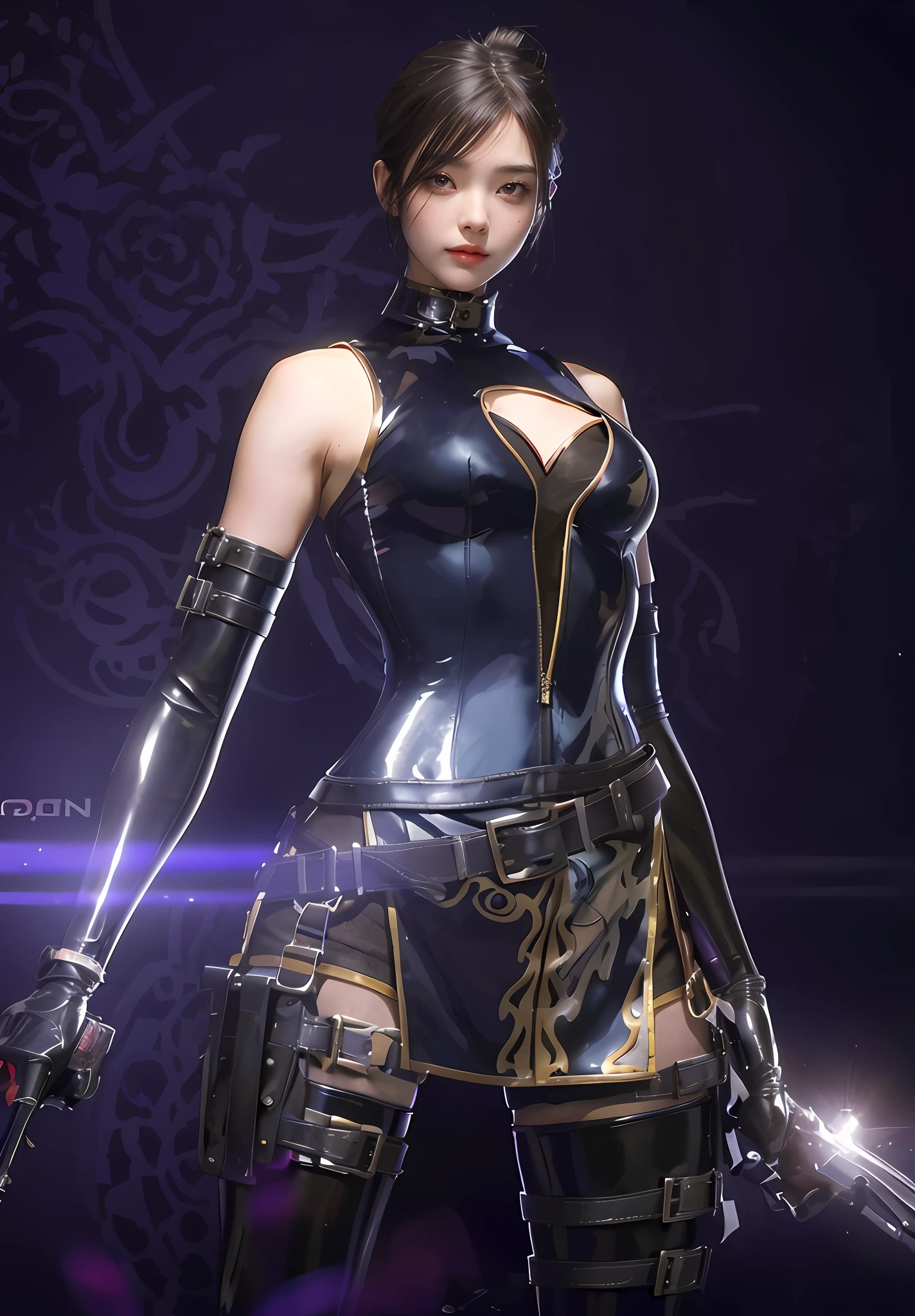 ，BDSM，Slaves，rubbery，Black corset，shackle，collars，NSFW，（（best qualtiy，8K，tmasterpiece：1.3））），Clear focus：1.2，（layer cut，The large：1.2），Beautiful Women in Perfect Figure：1.4，Slender abs：1.2，Moist body：1.5，Highly Detailed Face and Skin Textur，Detailed eyes，二重まぶた，long whitr hair，（Smiling face：1.3），（Gentle eyes：1.3），（beautidful eyes：1.3）