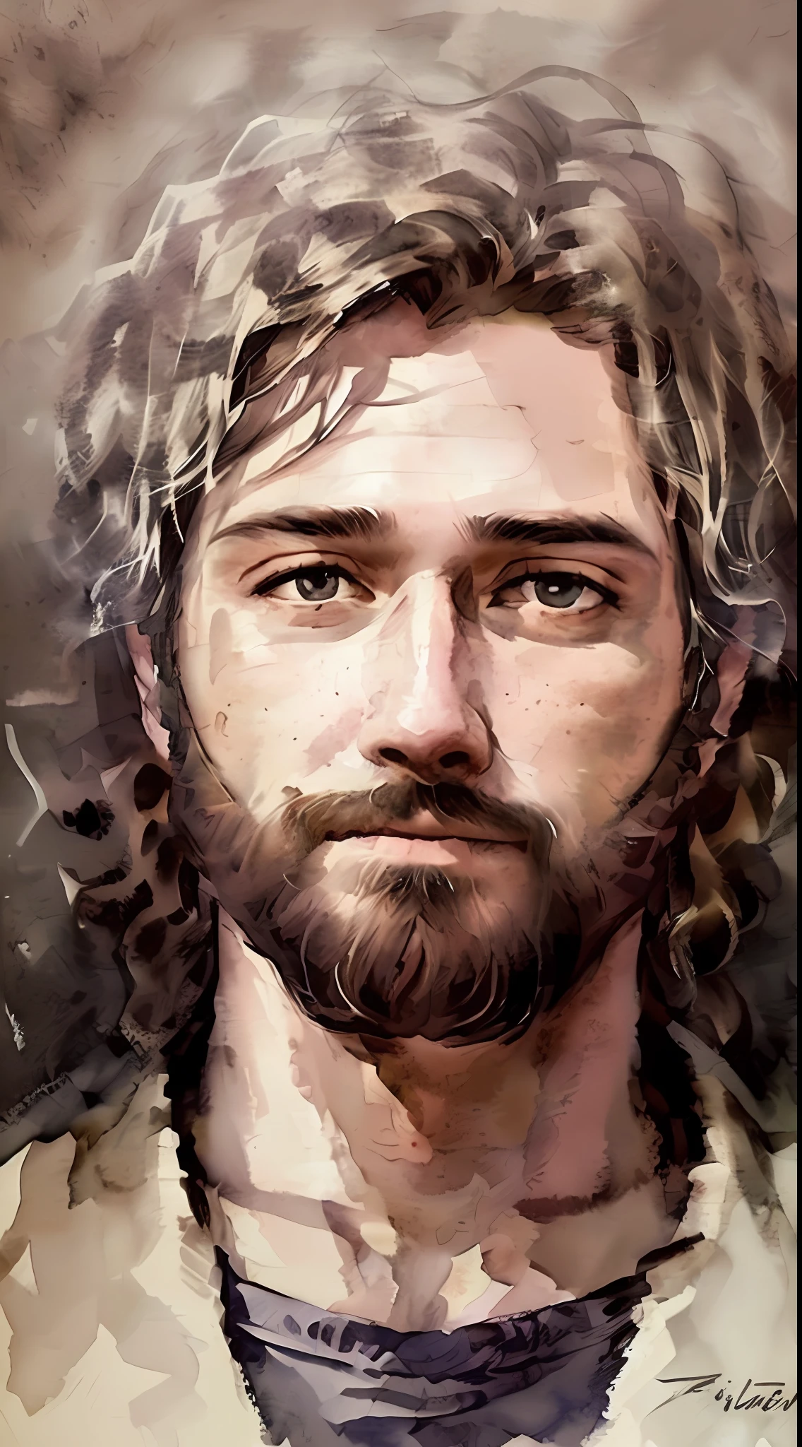 Traditional Face of Jesus Christ