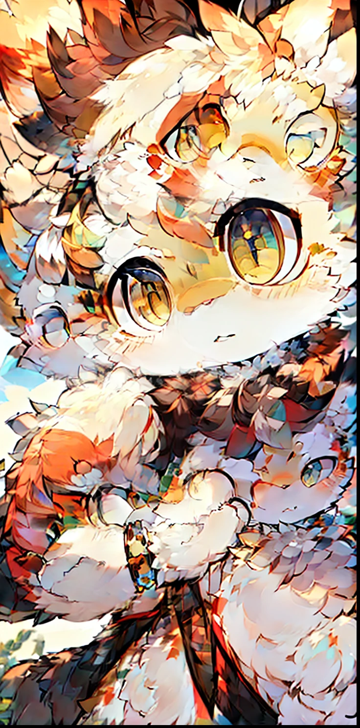 （1boys：1.4）， JW3， Fat white cat boy， （hairy pubic：1.5）， Red fur， white body fur， （thick thight：0.5）， （full bodyesbian：1.1）， lighting perfect， （tmasterpiece）， （ultra - detailed）， Eyes，adolable，Be red in the face， looking at viewert， 独奏， Open your clothes， coda， Flower anklets， exteriors， exteriors， hilltop， hyper HD， Break， AOEU， AOEU， AOEU， AOEU，AOEU，AOEU，AOEU，AOEU，AOEU