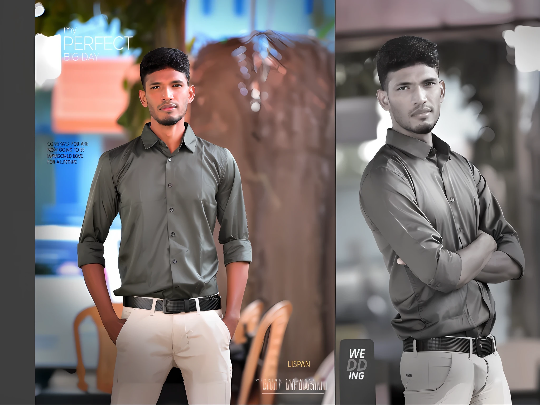Change background cyber punk, handsome, stylish dress, realistic, 8k,