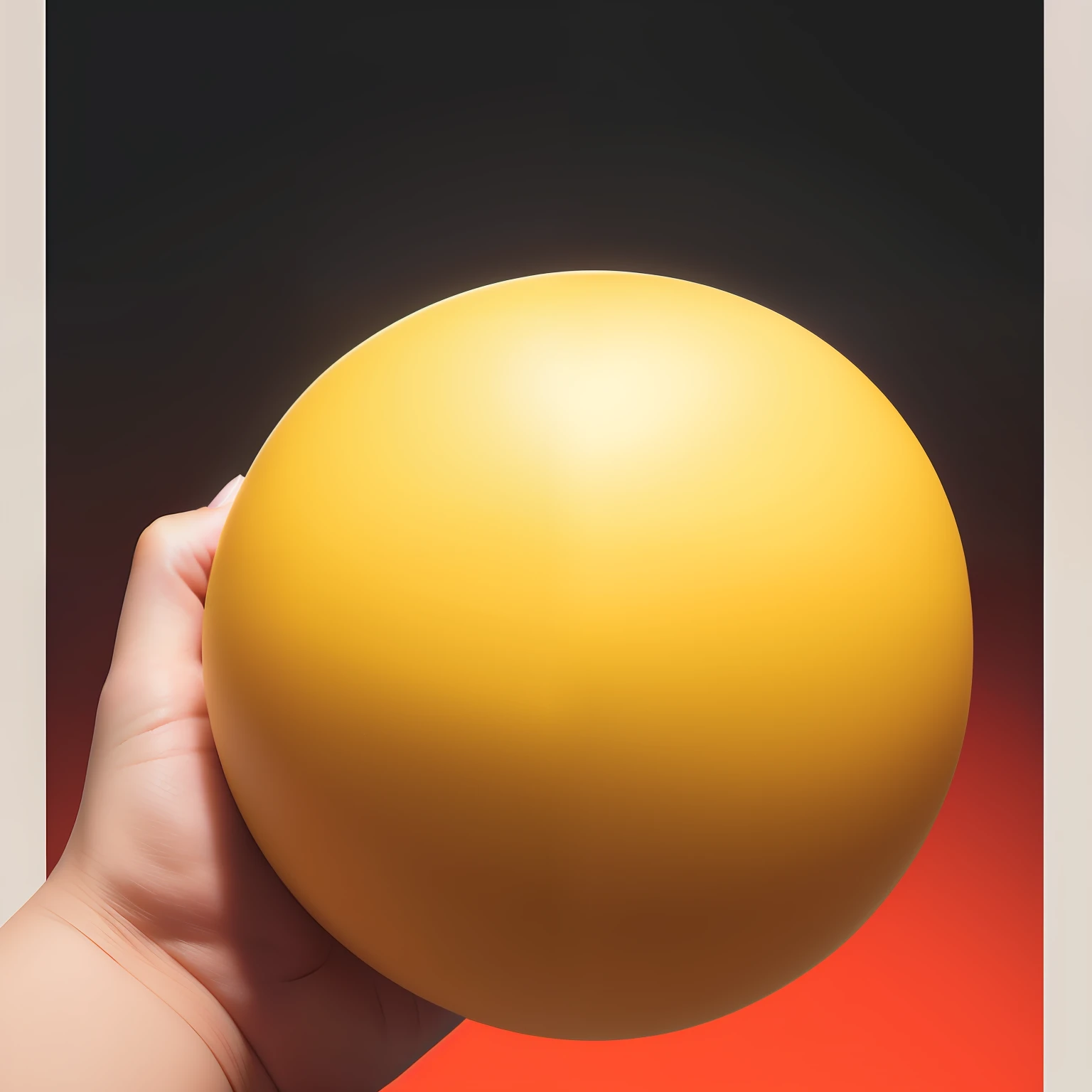 a magazine illustration of a hand holding a ball of cheese, noise, halftone