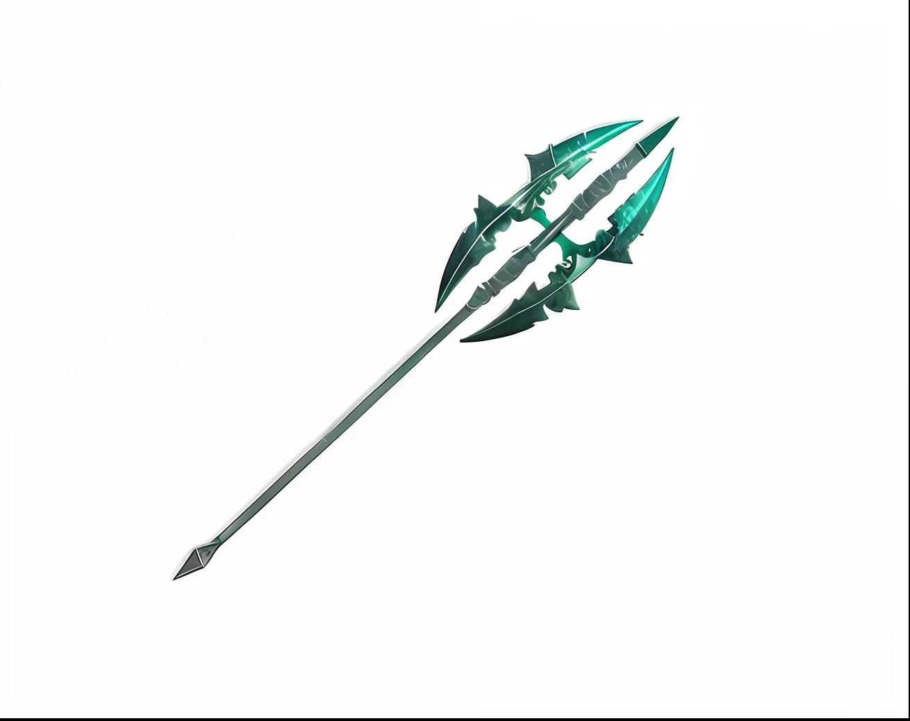 melhorar qualidade, hiper estilo realista, estilo realista, game estilo, Jade Magic Scepter, cabo do cetro todo em jade com detalhes