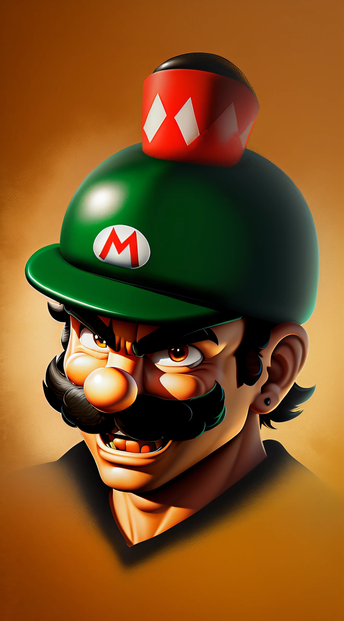 Mario Bros fundo preto